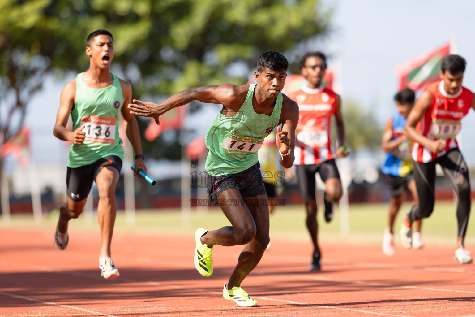 Day 3 of National Athletics Championship 2025 was held at Ekuveni Running Ground in Male', Maldives on Saturday, 16th August 2025. Photos: Hasni / images.mv