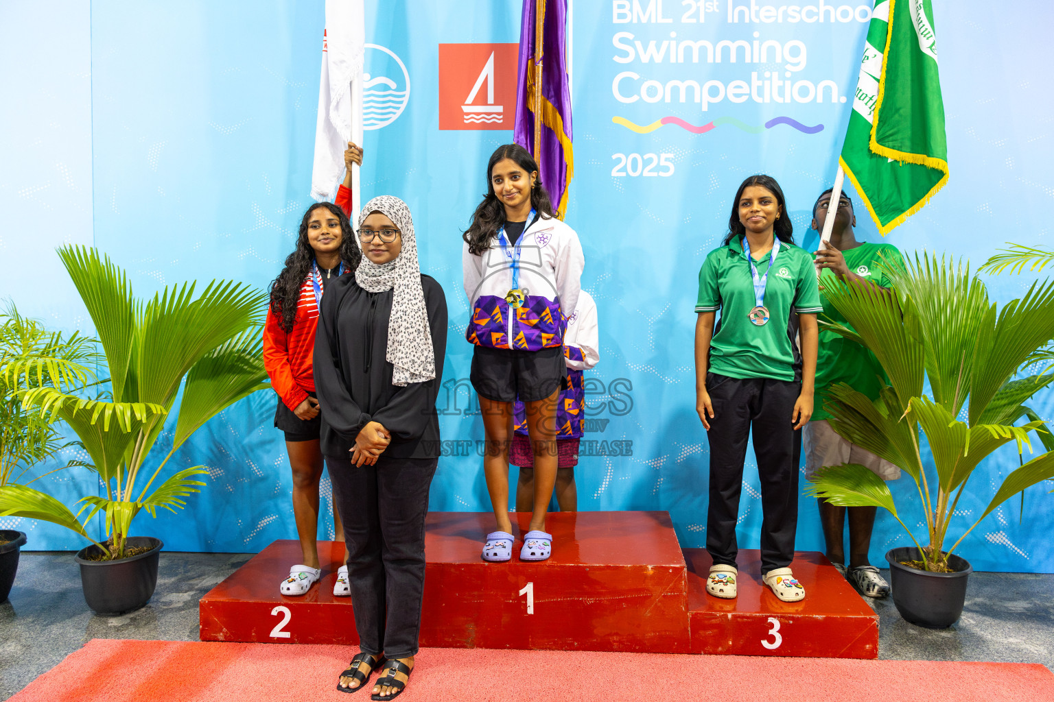 Day 5 of BML 21st Interschool Swimming Competition 2025 was held in Hulhumale' Swimming Pool, Hulhumale', Maldives on Wednesday, 15th October 2025.
Photos: Ismail Thoriq, Hassan Simah / images.mv