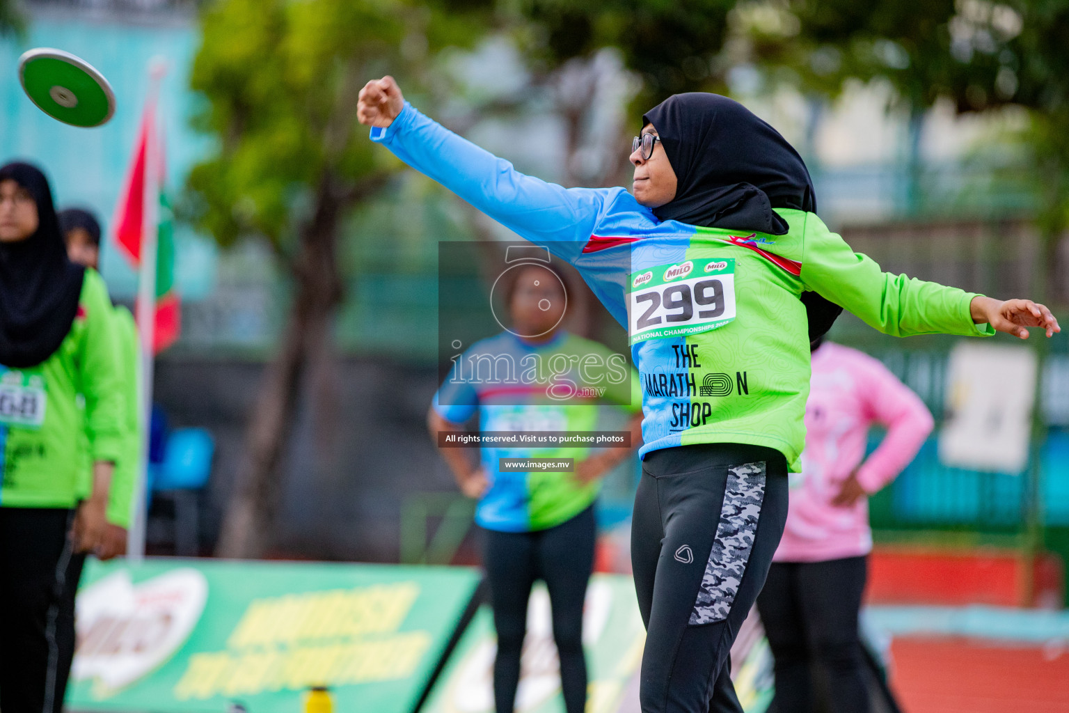 Day 2 of National Athletics Championship 2023 was held in Ekuveni Track at Male', Maldives on Friday, 24th November 2023. Photos: Hassan Simah / images.mv