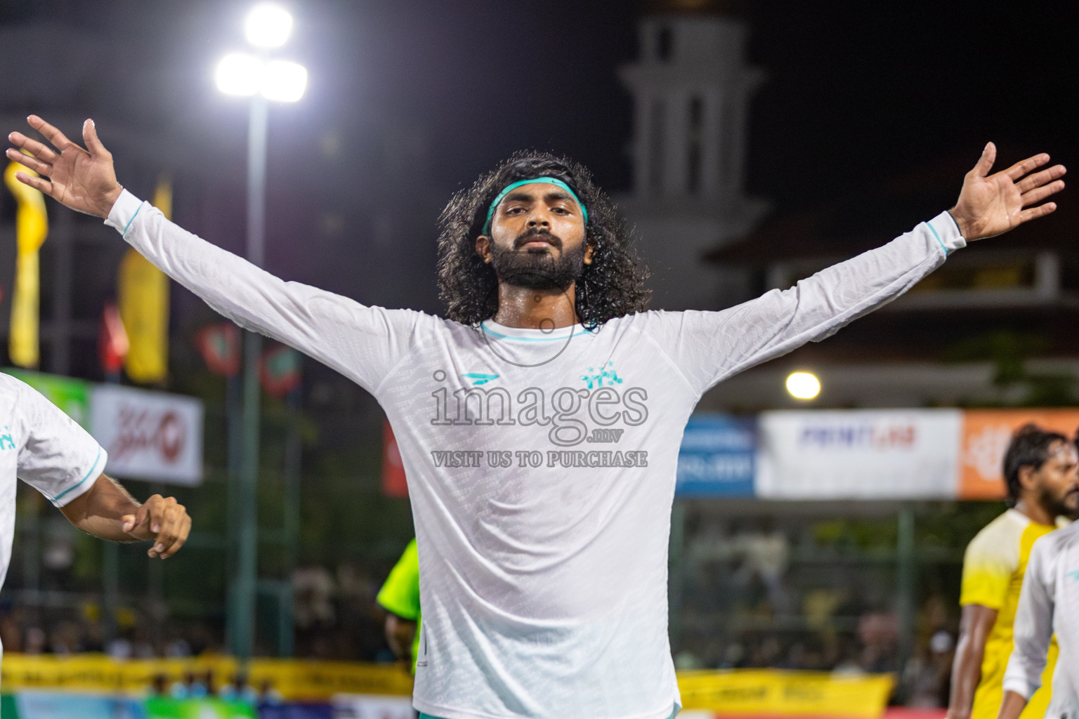 RRC vs MPL in the Semi Finals of Club Maldives Cup 2024 held in Rehendi Futsal Ground, Hulhumale', Maldives on Monday, 14th October 2024. Photos: Hassan Simah / images.mv