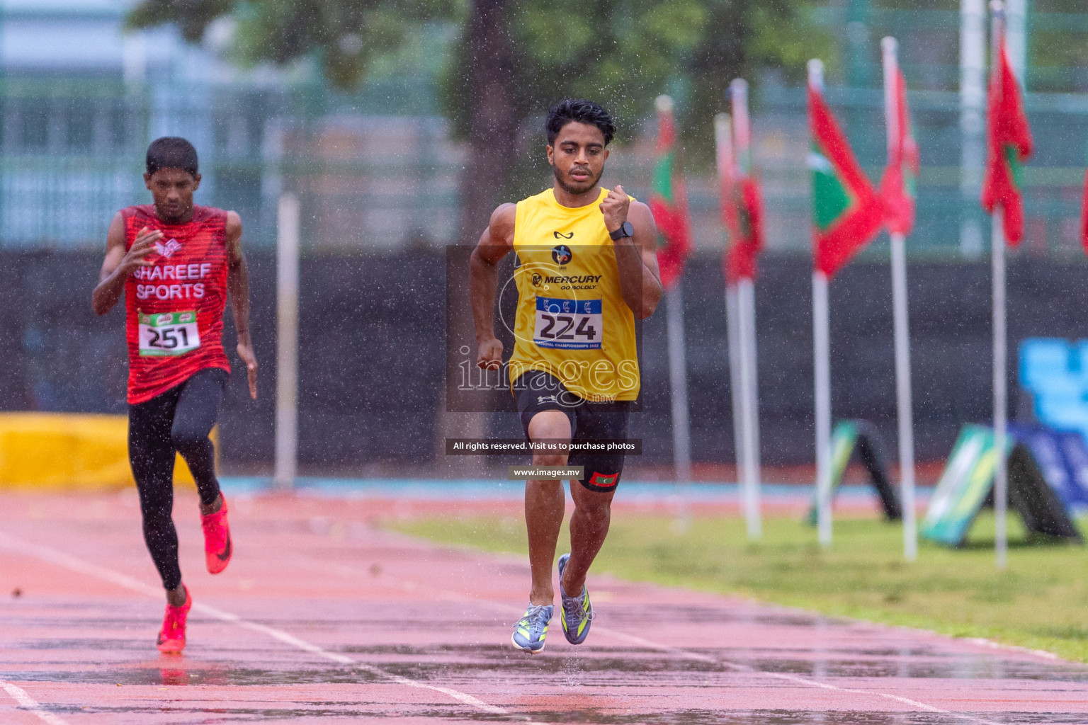 Day 2 of National Athletics Championship 2023 was held in Ekuveni Track at Male', Maldives on Friday, 24th November 2023. Photos: Nausham Waheed / images.mv