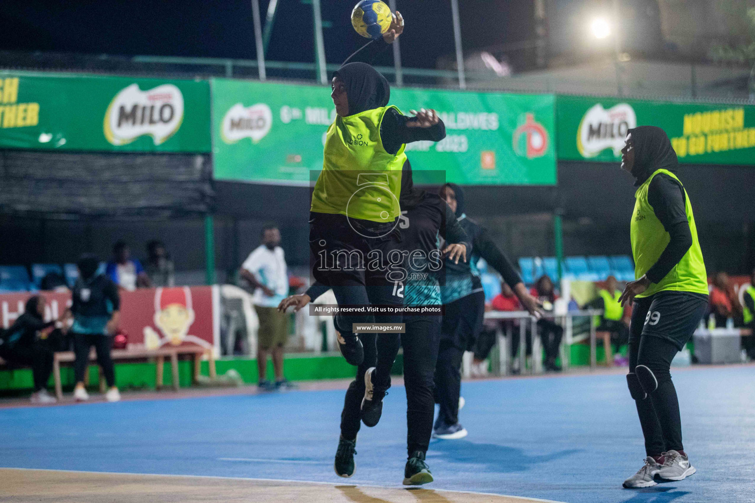 Day 6 of 6th MILO Handball Maldives Championship 2023, held in Handball ground, Male', Maldives on Thursday, 25th May 2023 Photos: Shuu Abdul Sattar/ Images.mv