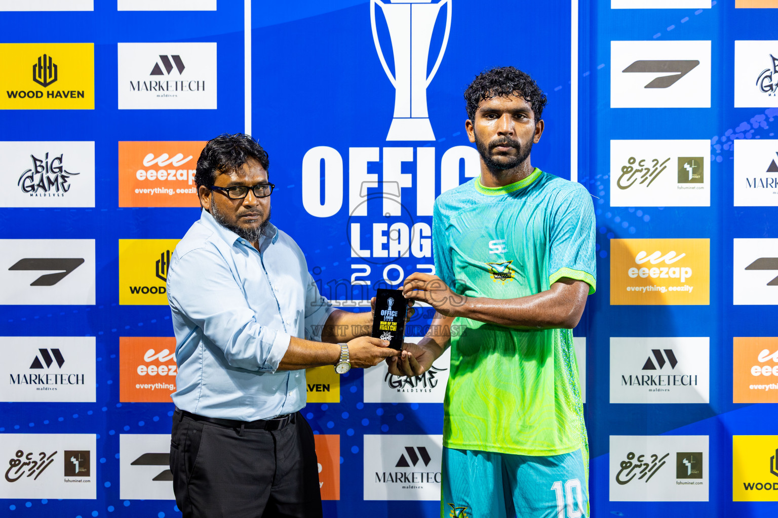 WAMCO vs Club Veliga in Day 6 of Office League 2025 was held on Monday, 21st April 2025 in Hulhumale', Maldives. Photos: Nausham Waheed / images.mv