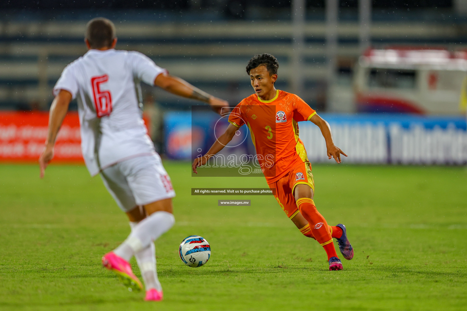 Bhutan vs Lebanon in SAFF Championship 2023 held in Sree Kanteerava Stadium, Bengaluru, India, on Sunday, 25th June 2023. Photos: Nausham Waheed, Hassan Simah / images.mv