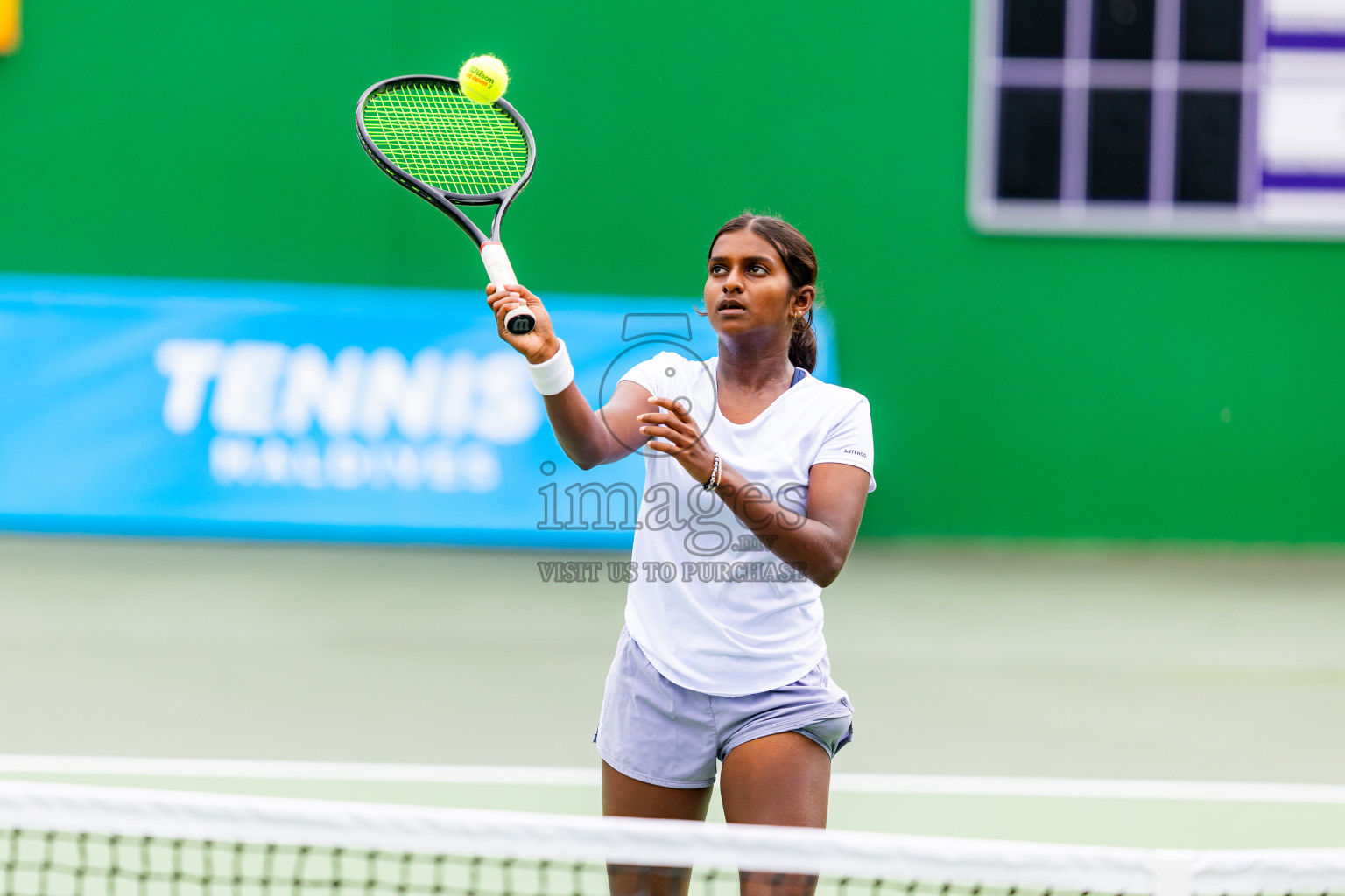 Day 1 of ATF Maldives Junior Open Tennis was held in Male' Tennis Court, Male', Maldives on Monday, 9th December 2024. Photos: Nausham Waheed / images.mv