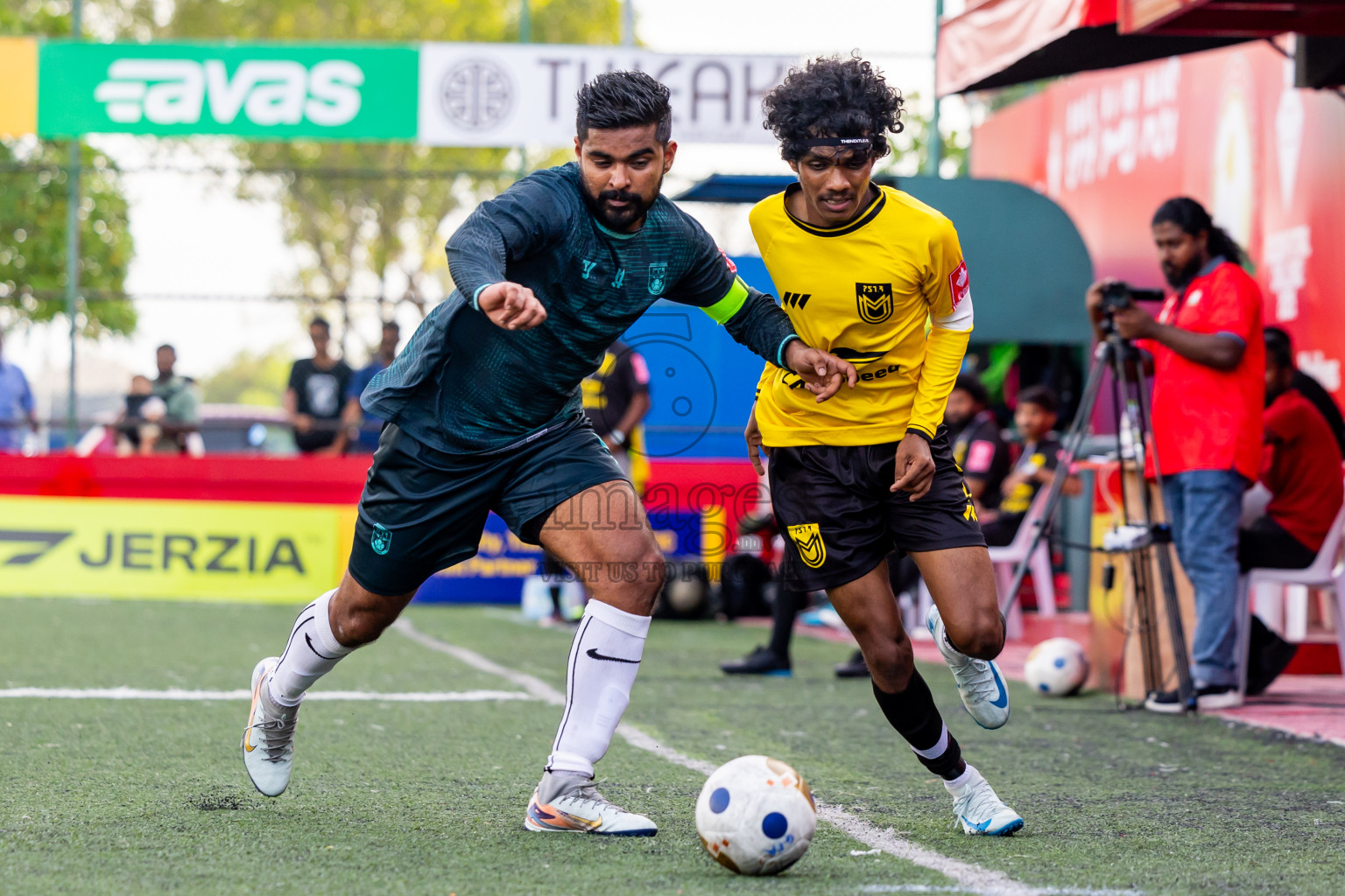 F Nilandhoo vs F Magoodhoo in Day 12 of Golden Futsal Challenge 2025 was held on Thursday, 16th January 2025, in Hulhumale', Maldives Photos: Nausham Waheed  / images.mv