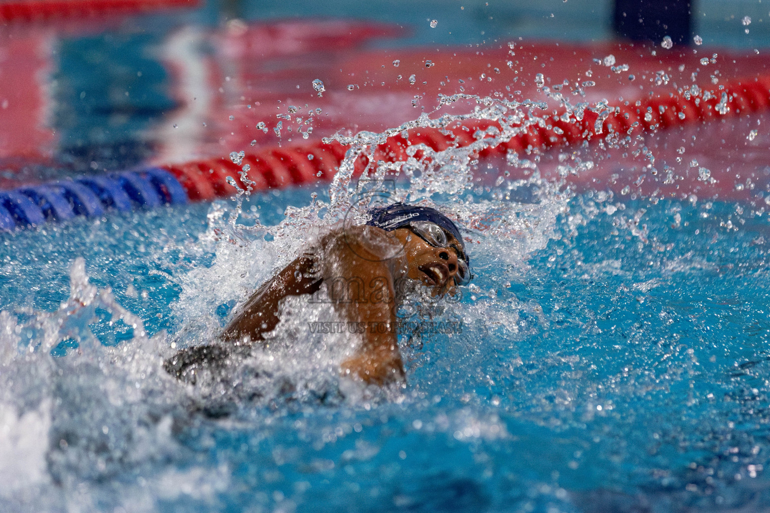 Day 2 of National Swimming Competition 2024 held in Hulhumale', Maldives on Saturday, 14th December 2024. Photos: Hassan Simah / images.mv