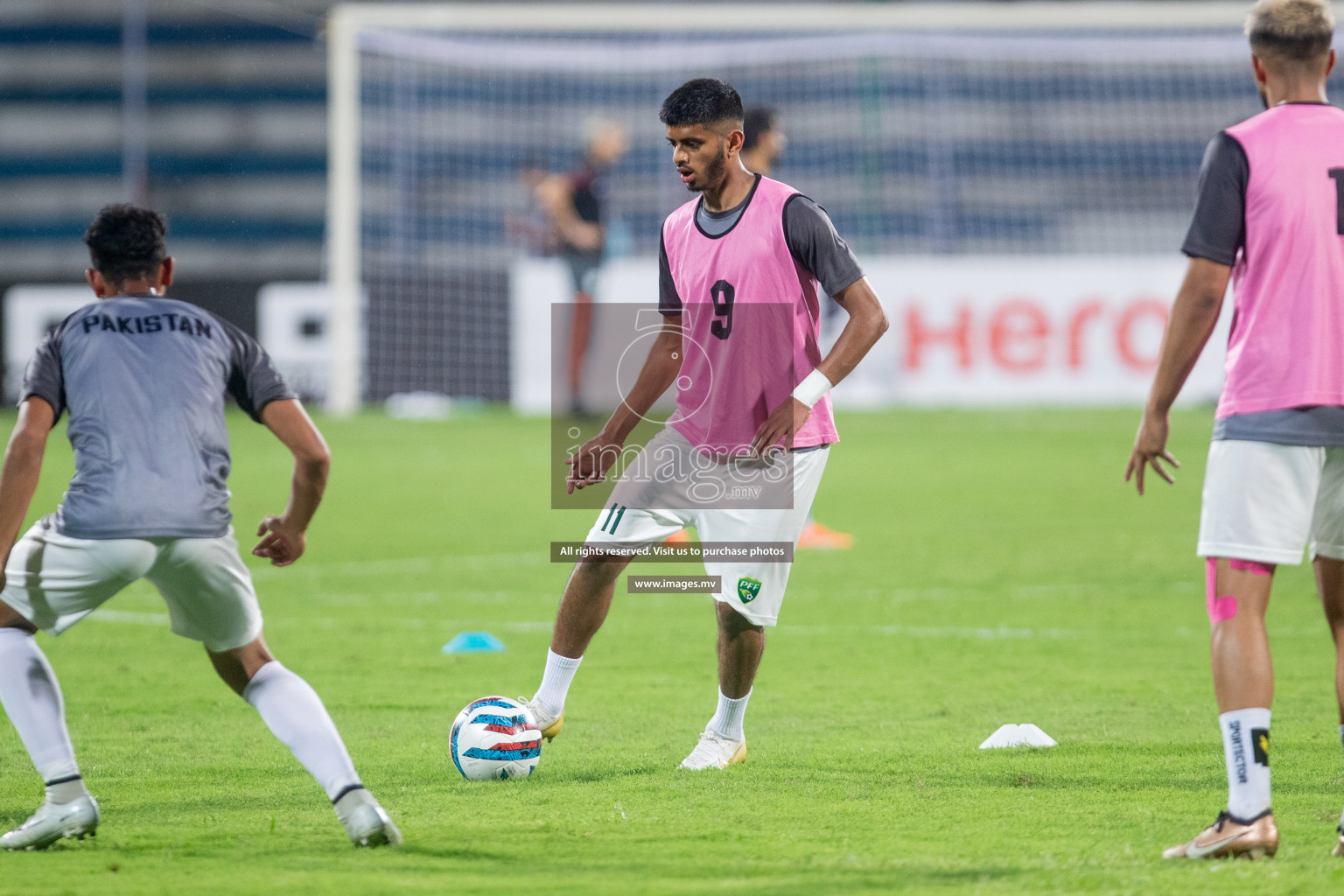 India vs Pakistan in the opening match of SAFF Championship 2023 held in Sree Kanteerava Stadium, Bengaluru, India, on Wednesday, 21st June 2023. Photos: Nausham Waheed / images.mv