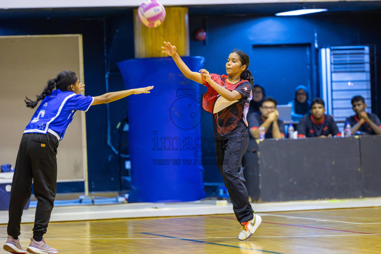 Day 5 of 26th Inter-School Netball Tournament 2025 was held in Social Center Indoor Hall on Wednesday, 22nd October 2025. Photos: Ismail Thoriq / images.mv