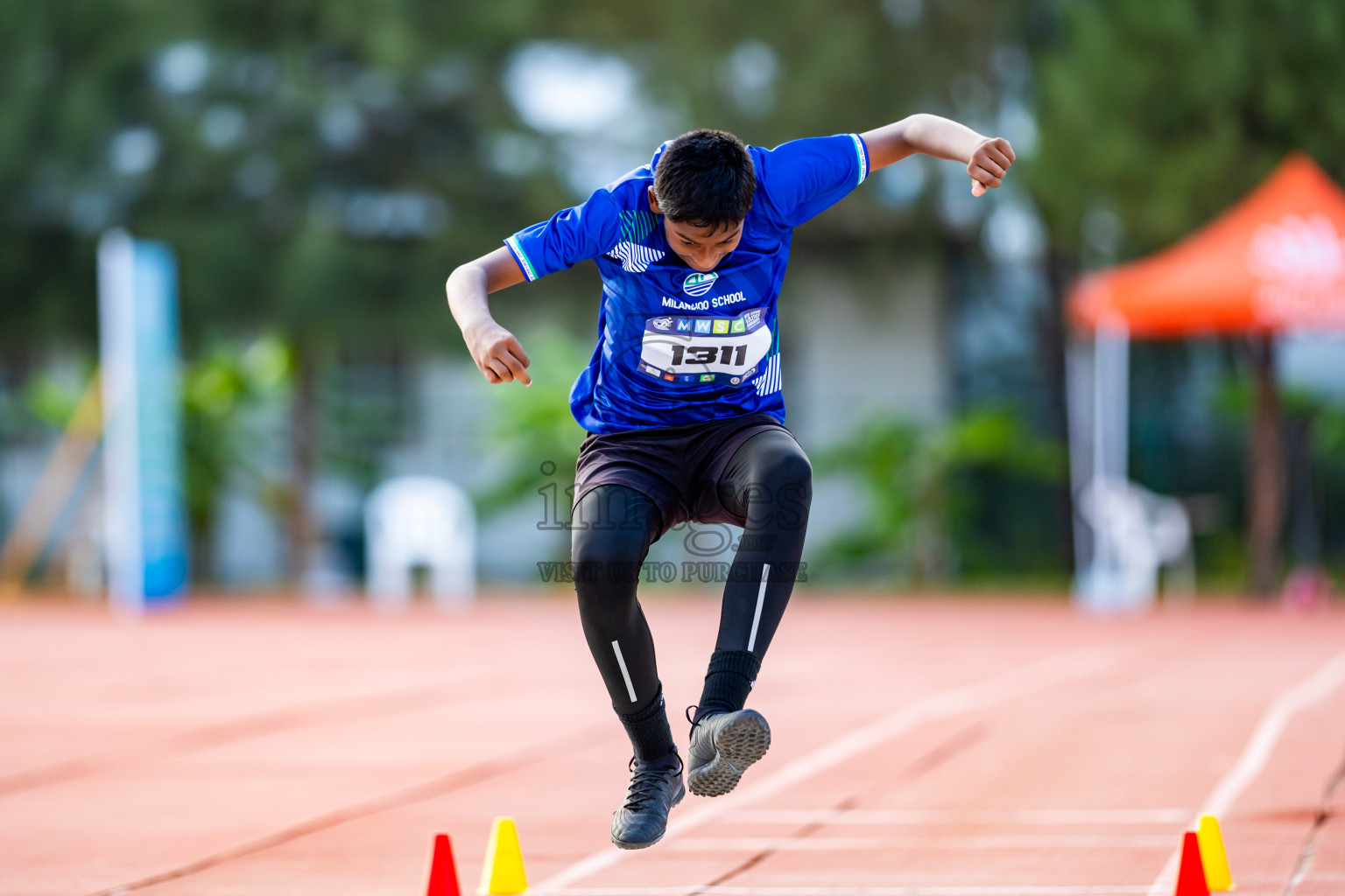 Day 5 of MWSC Interschool Athletics Championships 2024 held in Hulhumale Running Track, Hulhumale, Maldives on Wednesday, 13th November 2024. Photos by: Nausham Waheed / Images.mv