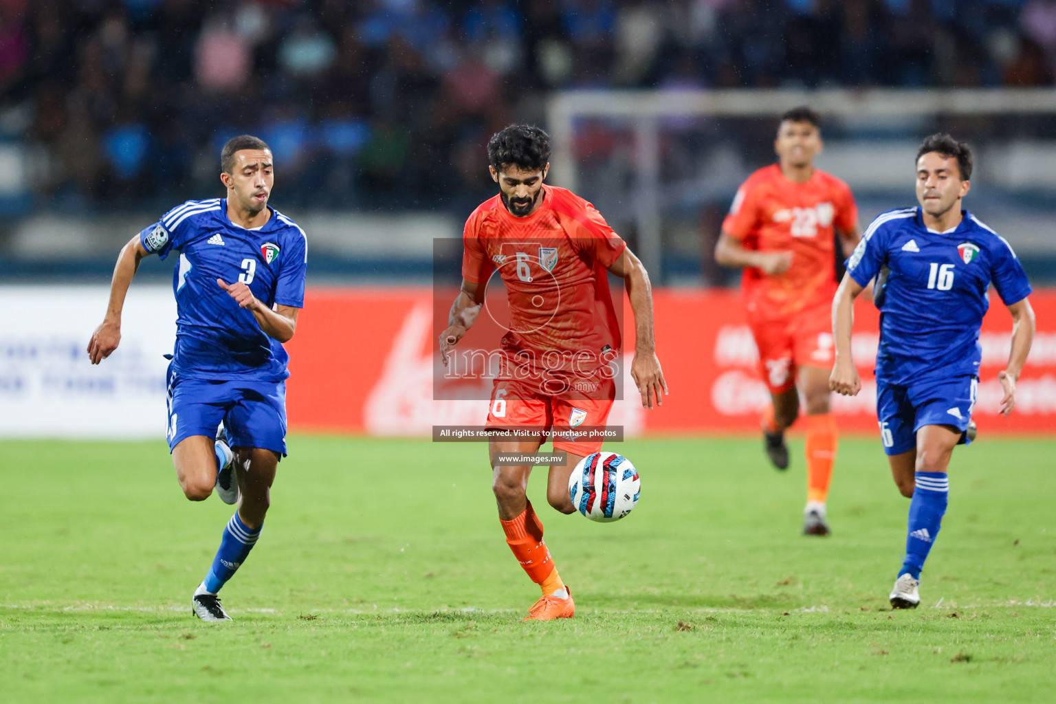 Kuwait vs India in the Final of SAFF Championship 2023 held in Sree Kanteerava Stadium, Bengaluru, India, on Tuesday, 4th July 2023. Photos: Nausham Waheed / images.mv