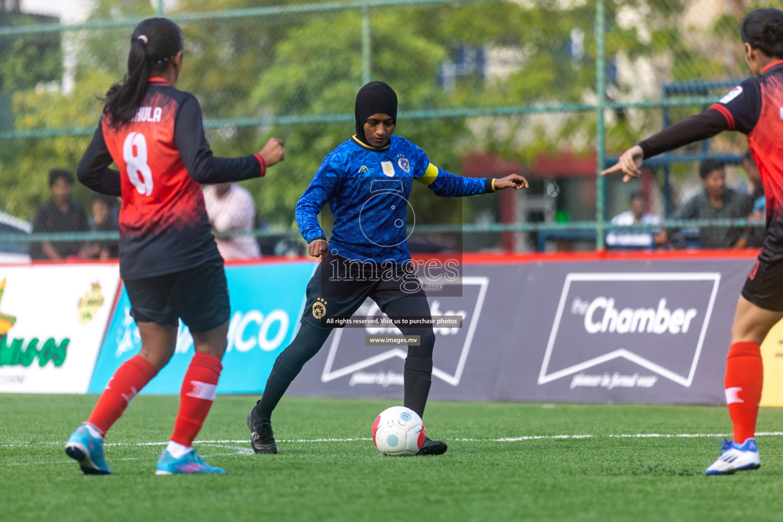 MPL vs Team Fenaka in Eighteen Thirty Women's Futsal Fiesta 2022 was held in Hulhumale', Maldives on Wednesday, 12th October 2022. Photos: Ismail Thoriq / images.mv