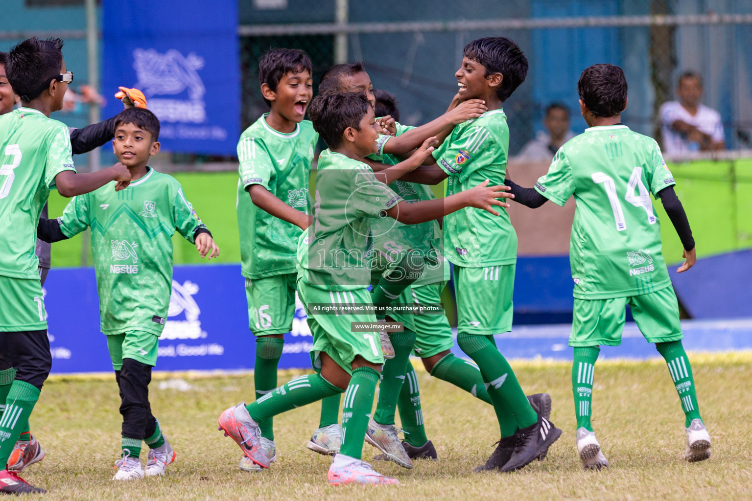 Nestle Kids Football Fiesta 2023 - Day 4
Day 4 of Nestle Kids Football Fiesta, held in Henveyru Football Stadium, Male', Maldives on Saturday, 14th October 2023 Photos: Nausham Waheed / images.mv