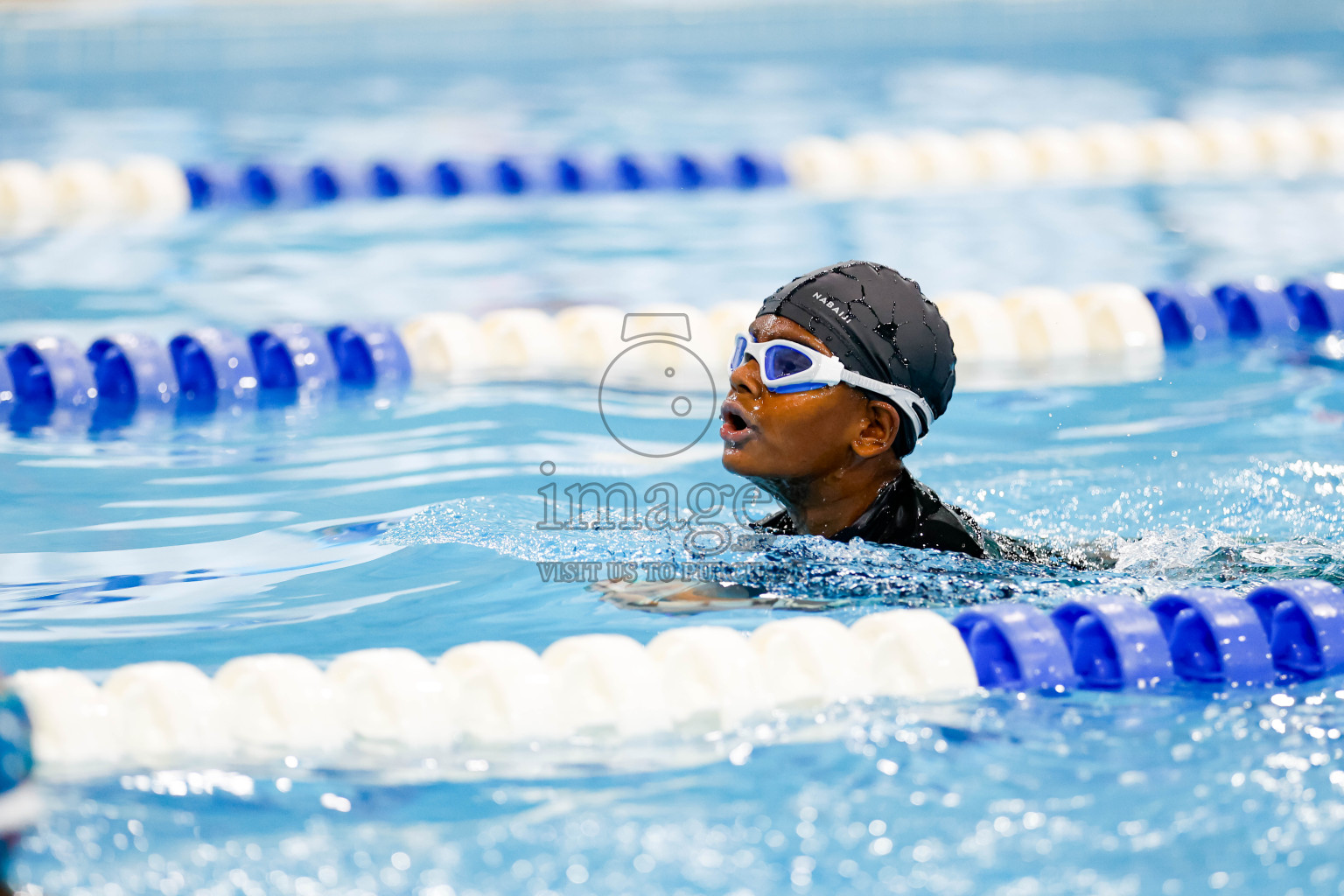Day 1 of BML 6th National Kids Swimming Kids Festival 2025 held in Hulhumale', Maldives on Monday, 3rd November 2024. Photos: Hassan Simah / images.mv
