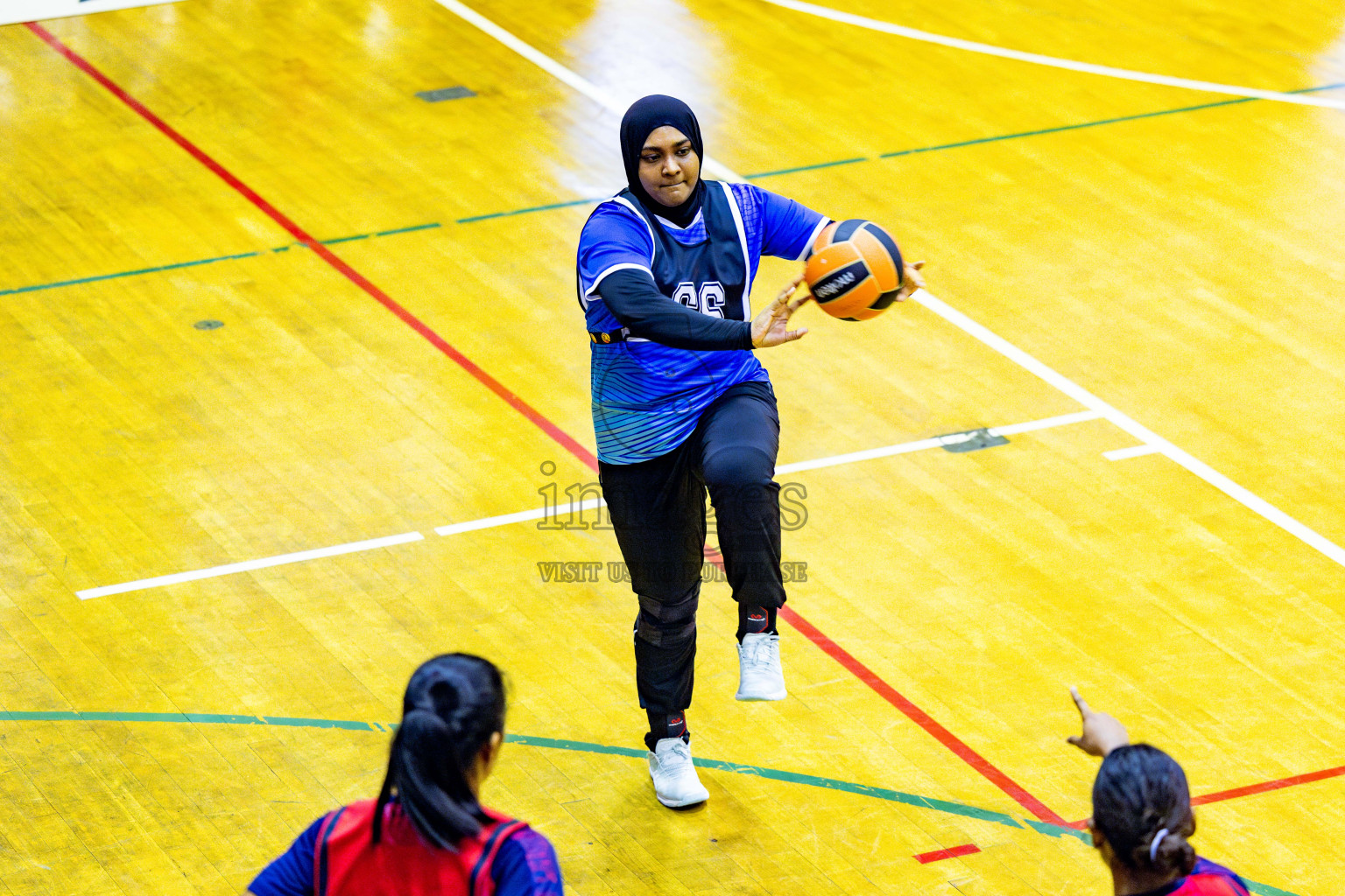 MV Netters vs Club Matrix in Day 3 of 21st National Netball Tournament was held in Social Canter at Male', Maldives on Saturday, 18th May 2024. Photos: Nausham Waheed / images.mv