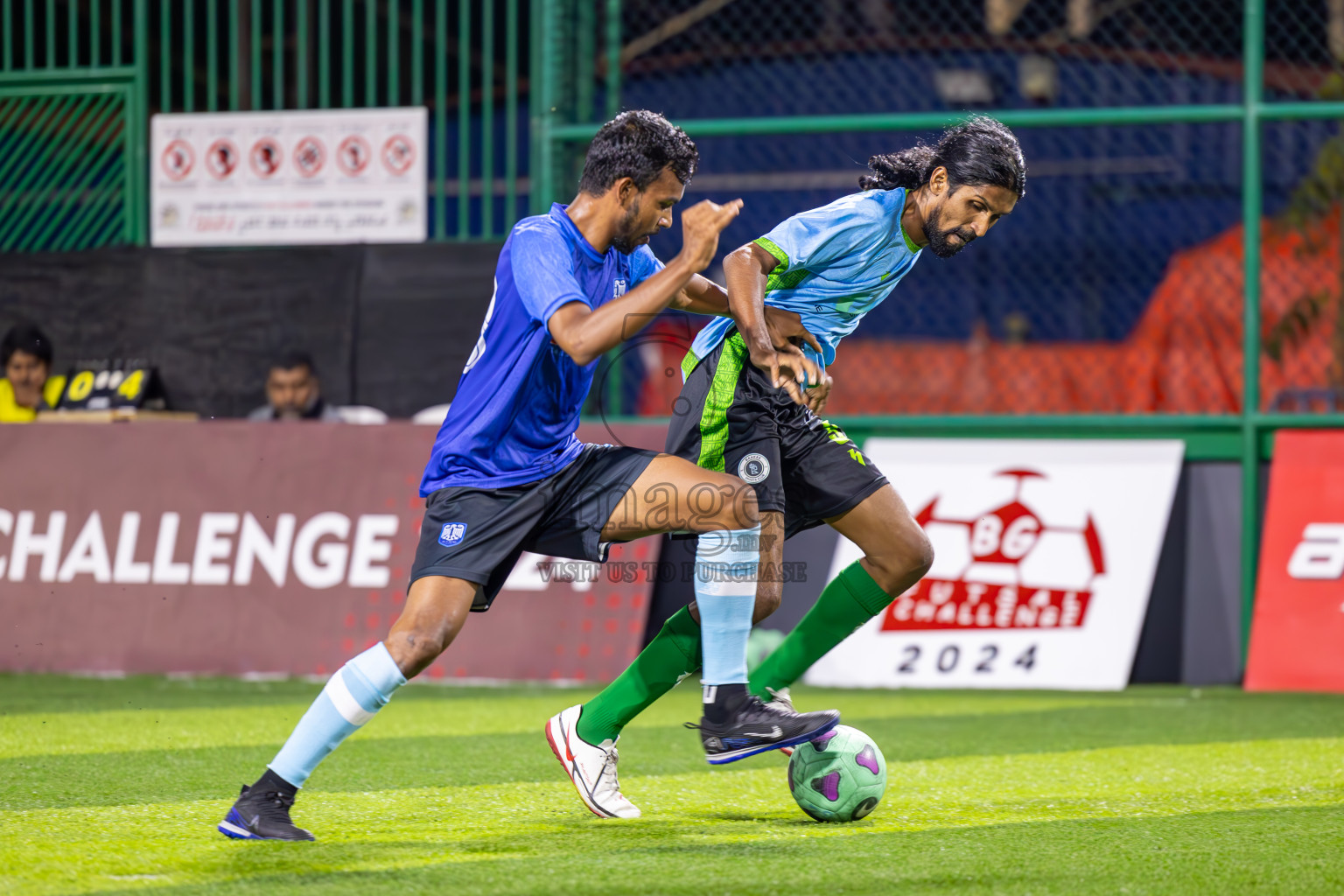 Baakee Sports Club vs FC Calms Blue in Day 9 of BG Futsal Challenge 2024 was held on Wednesday, 20th March 2024, in Male', Maldives
Photos: Ismail Thoriq / images.mv