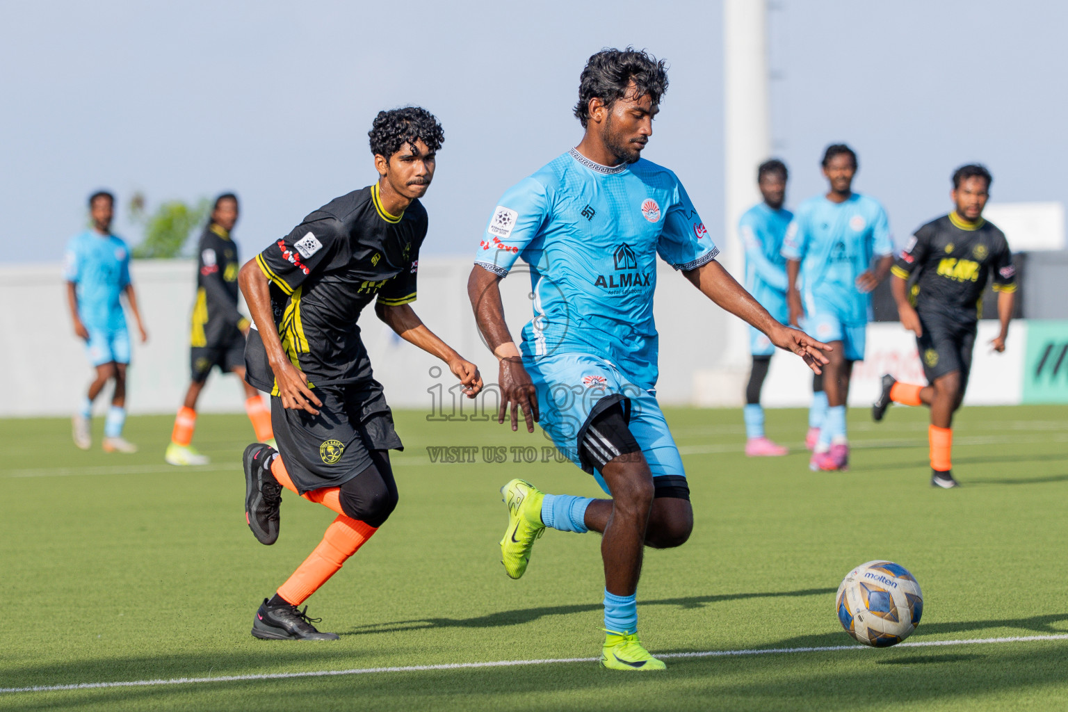 Irumathi FC VS Middle East in Day 5 of Eydhafushi Cup 2025 held in Eydhafushi Football Stadium at B. Eydhafushi, Maldives on Tuesday, 9th September 2025. Photos: Arif Rasheed / images.mv