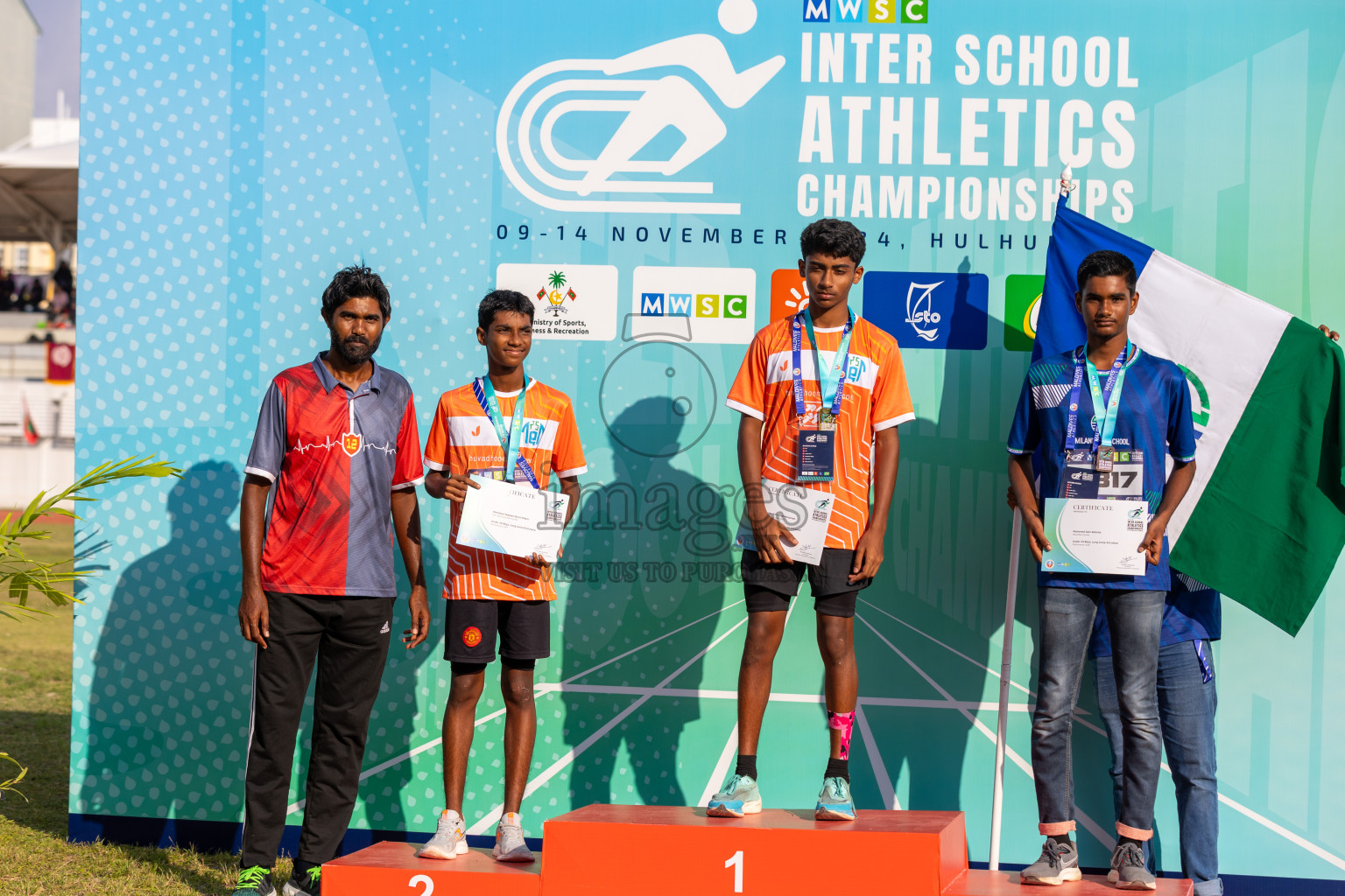 MWSC Interschool Athletics Championships 2024 - Day 3
Day 3 of MWSC Interschool Athletics Championships 2024 held in Hulhumale Running Track, Hulhumale, Maldives on Monday, 11th November 2024. Photos by: Ismail Thoriq / Images.mv