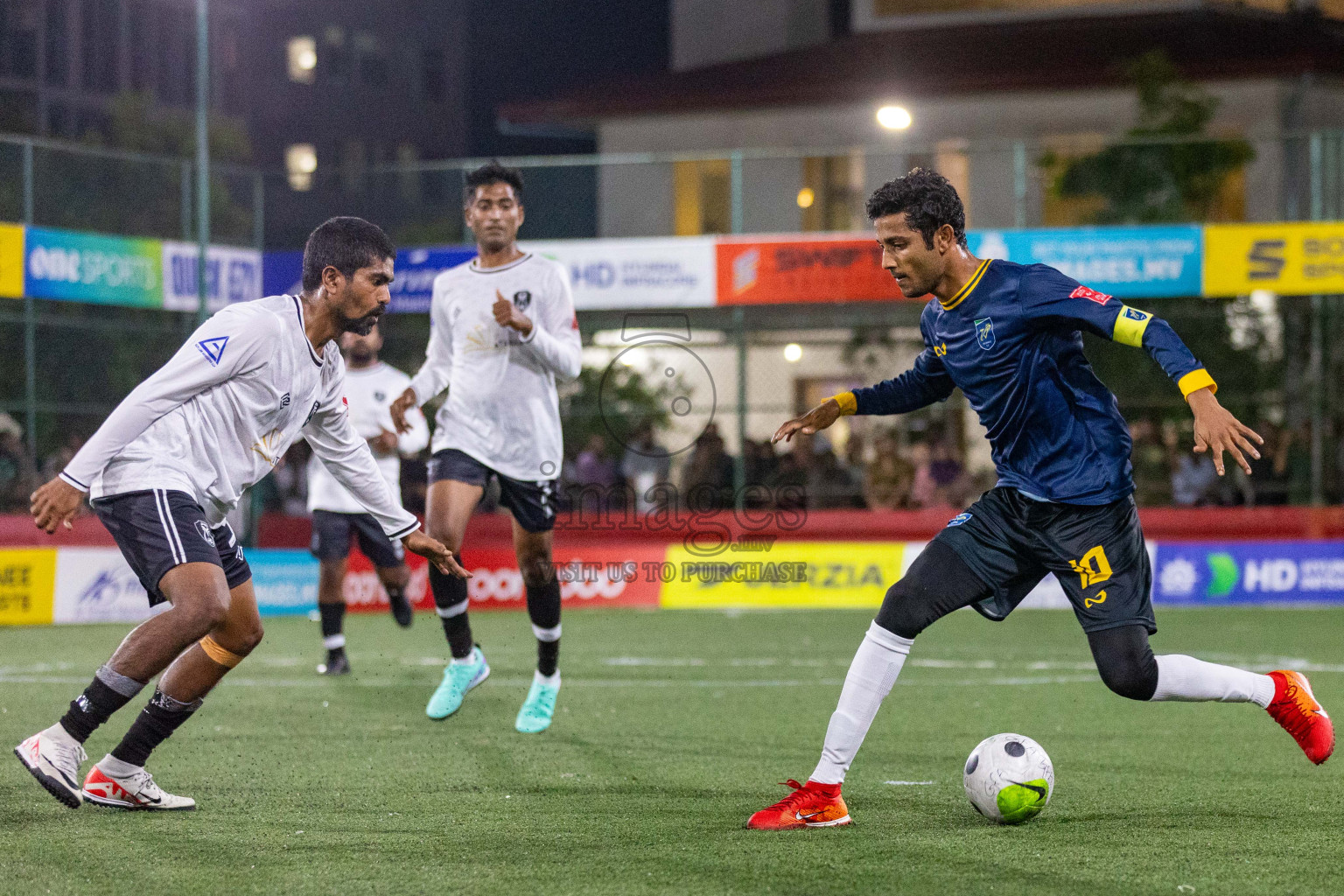 N Velidhoo vs N Miladhoo in Day 3 of Golden Futsal Challenge 2024 was held on Wednesday, 17th January 2024, in Hulhumale', Maldives
Photos: Ismail Thoriq / images.mv