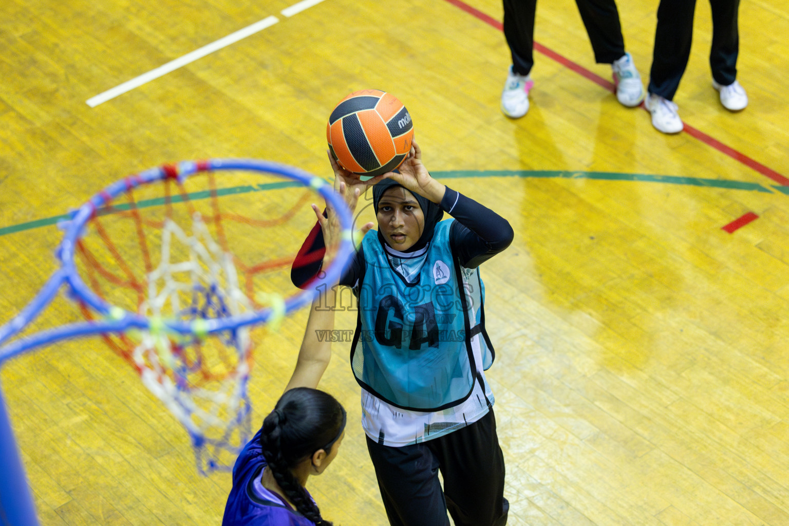 Day 13 of 25th Inter-School Netball Tournament was held in Social Center at Male', Maldives on Saturday, 24th August 2024. Photos: Mohamed Mahfooz Moosa / images.mv