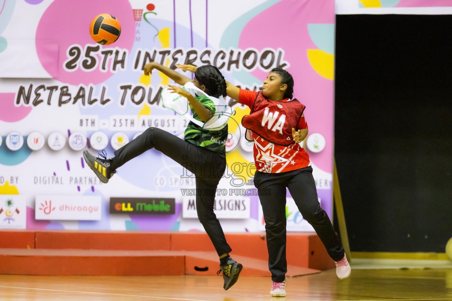 Day 14 of 25th Inter-School Netball Tournament was held in Social Center at Male', Maldives on Sunday, 25th August 2024. Photos: Hasni / images.mv