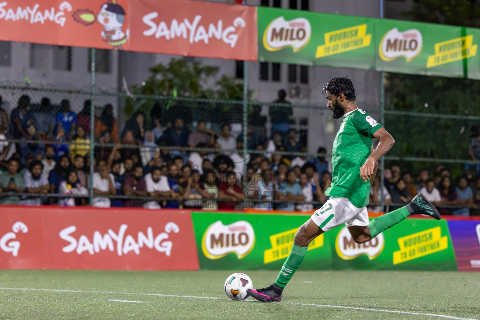 HDC vs MACL in Round of 16 of Club Maldives Cup 2024 held in Rehendi Futsal Ground, Hulhumale', Maldives on Monday, 7th October 2024. Photos: Ismail Thoriq / images.mv