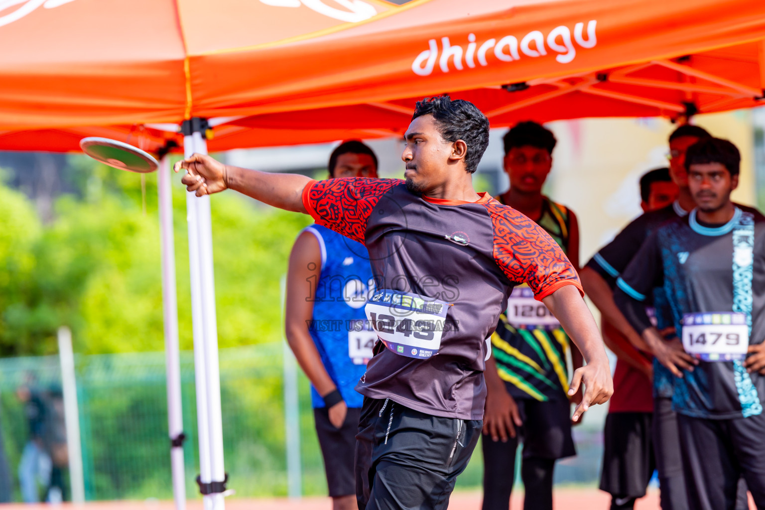 Day 5 of MWSC Interschool Athletics Championships 2024 held in Hulhumale Running Track, Hulhumale, Maldives on Wednesday, 13th November 2024. Photos by: Nausham Waheed / Images.mv