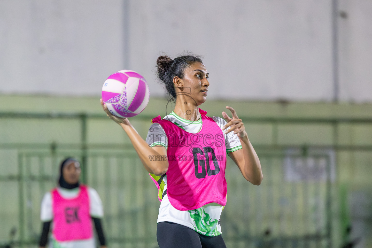 Club Green Streets vs SC Skylark in Division 1 of National Netball Tournament 2025 held in Ekuveni Netball Court at Male', Maldives on Wednesday, 21st May 2025. Photos: Mohamed Mahfooz Moosa / images.mv