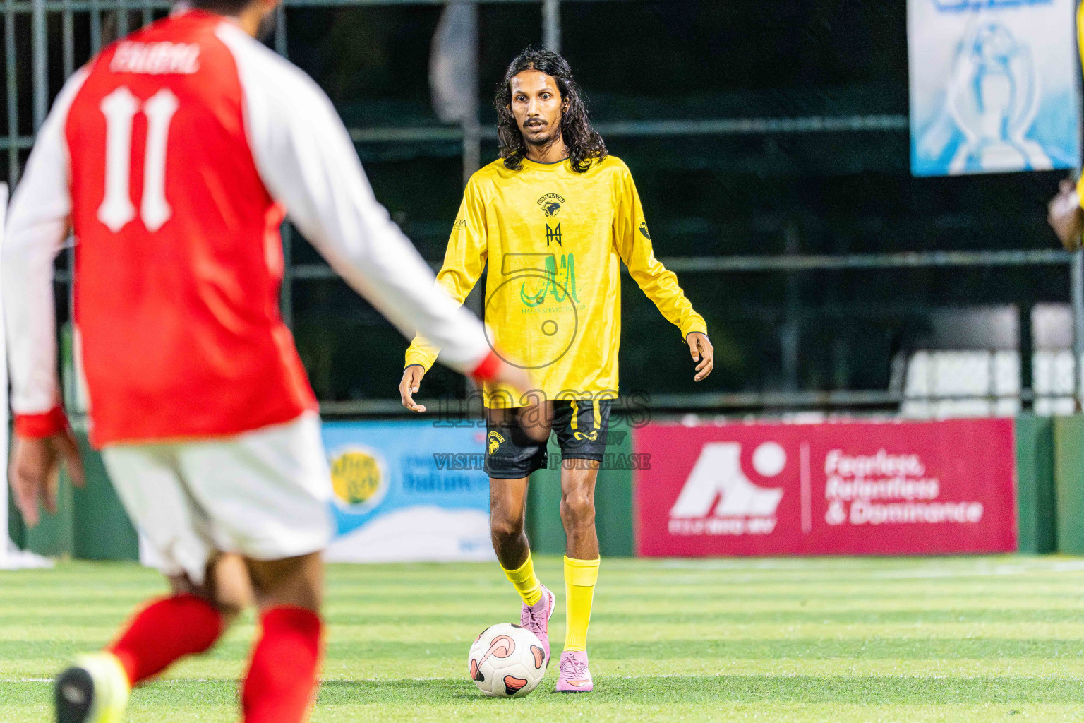 Kanmathi SC VS BEST in Day 4 - Fonadhoo Youth Futsal Challenge 2025 held in Fonadhoo Futsal Stadium, L. Fonadhoo, Maldives on Wednesday, 29th October 2025 Photos: Arif Rasheed / images.mv