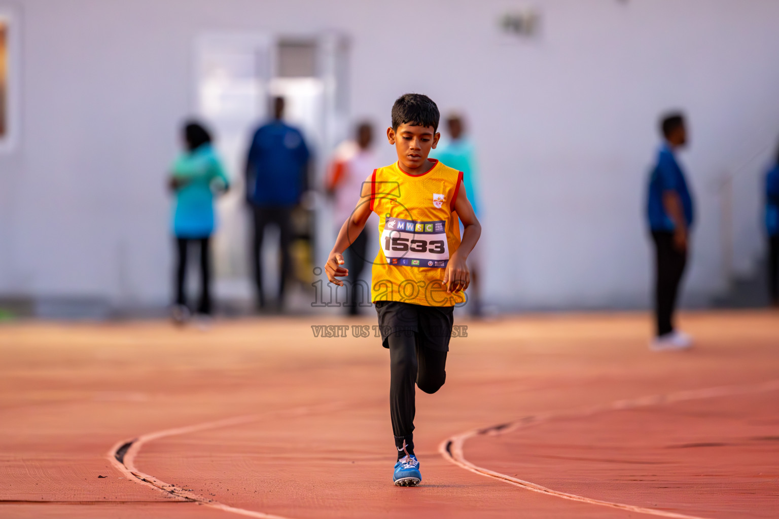 Day 1 of MWSC Interschool Athletics Championships 2024 held in Hulhumale Running Track, Hulhumale, Maldives on Saturday, 9th November 2024. Photos by: Ismail Thoriq / Images.mv