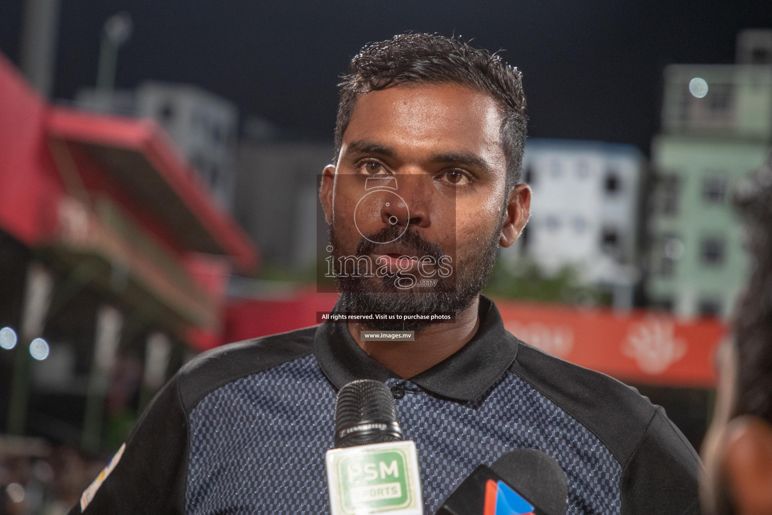 Villa International High School and Center for Higher Secondary Education in the finals of MAMEN Inter School Football Tournament 2019 (U18) in Male, Maldives on 8th April 2019