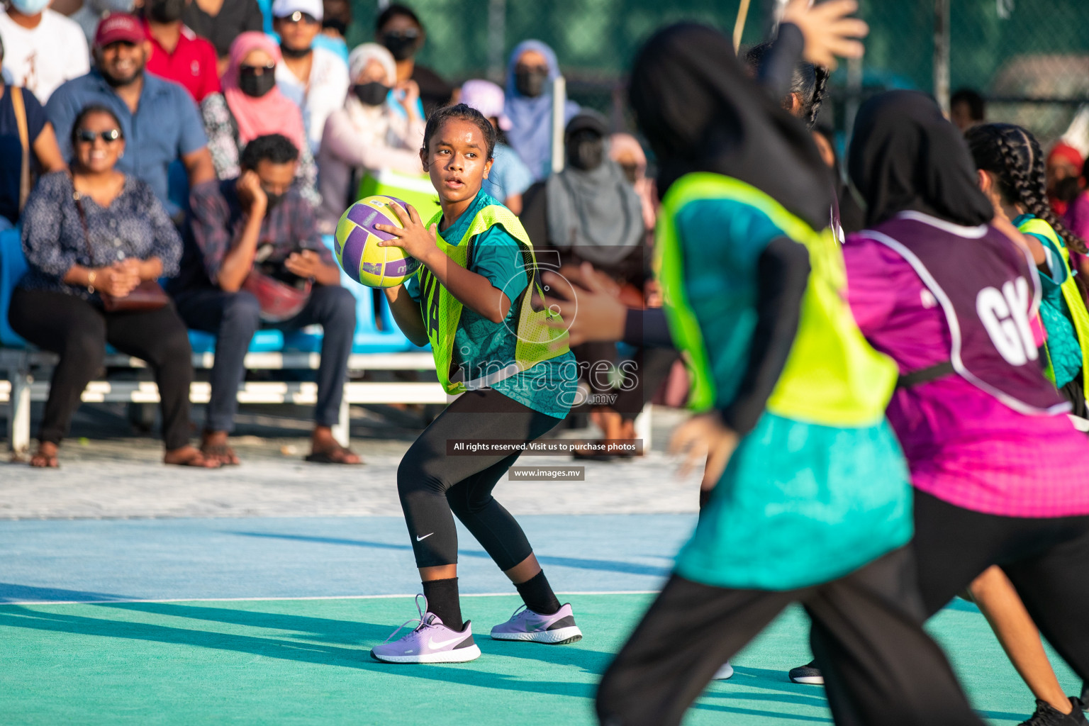 Day 8 of Junior Netball Championship 2022 on 11th March 2022 held in Male', Maldives. Photos by Nausham Waheed & Hassan Simah