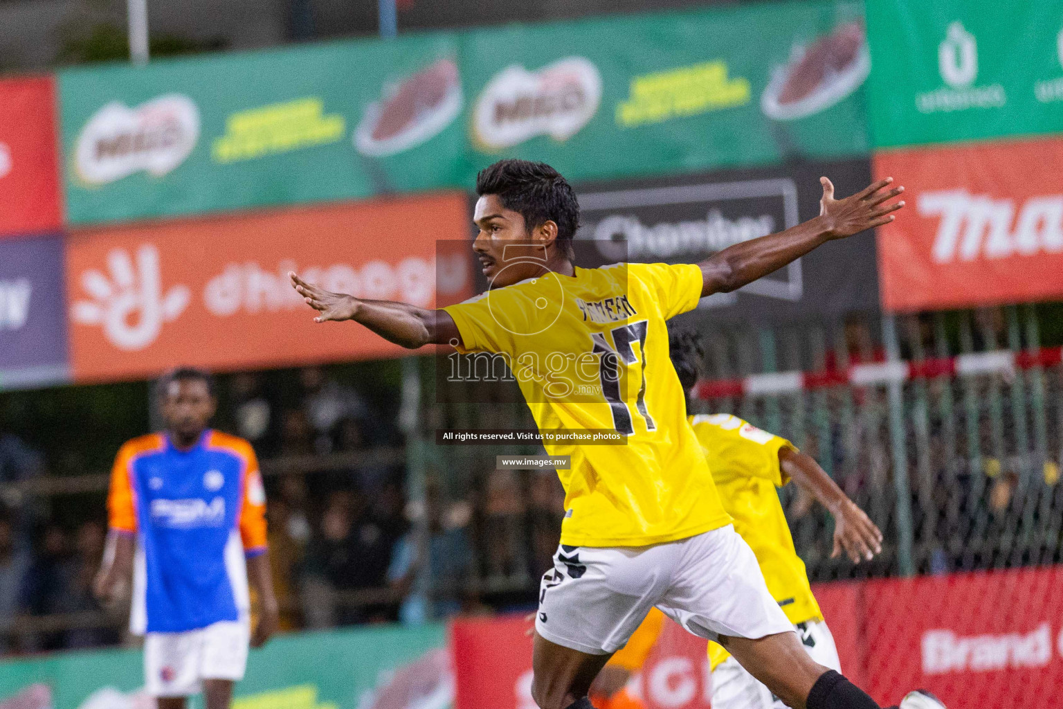 RRC vs Team FSM in Semi Final of Club Maldives Cup 2023 held in Hulhumale, Maldives, on Wednesday, 16th August 2023
Photos: Ismail Thoriq / images.mv