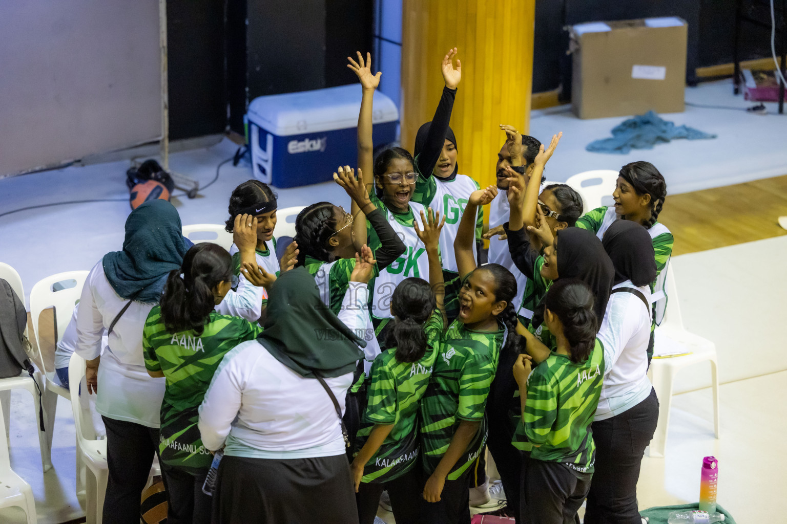 Day 14 of 25th Inter-School Netball Tournament was held in Social Center at Male', Maldives on Sunday, 25th August 2024. Photos: Hasni / images.mv