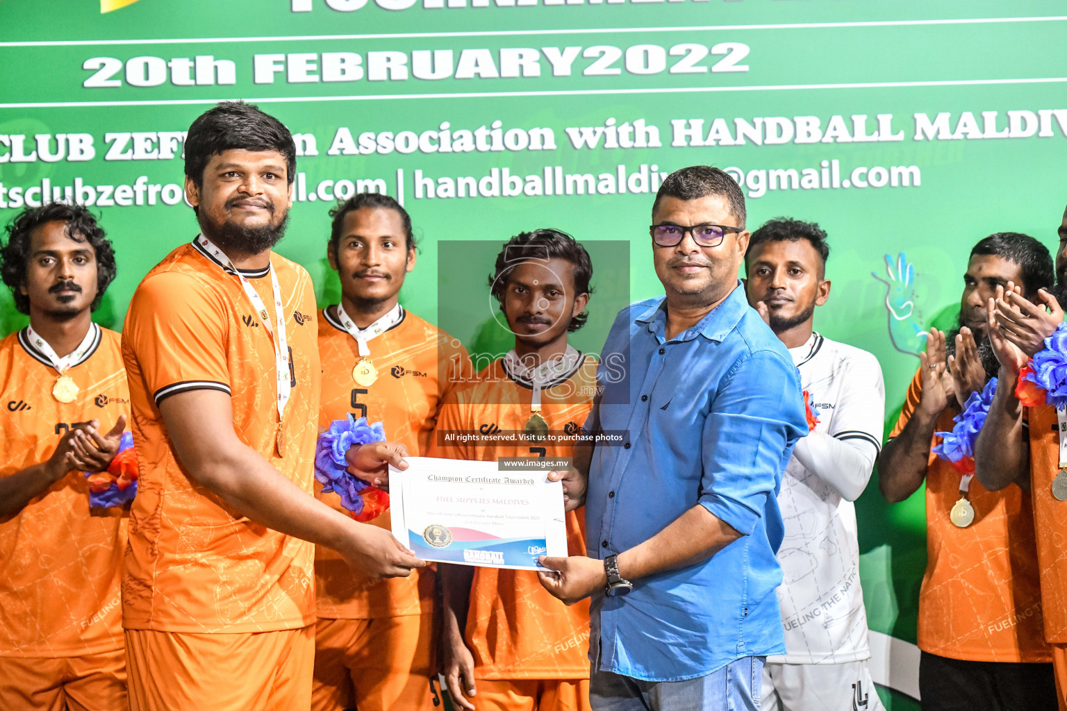 Final of Milo 6th Inter Office Handball Tournament 2022 - Photos by Nausham Waheed