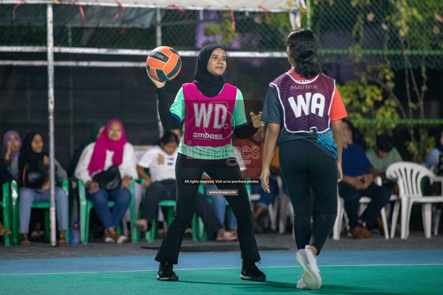 Day 1 of 20th Milo National Netball Tournament 2023, held in Synthetic Netball Court, Male', Maldives on 29th May 2023 Photos: Nausham Waheed/ Images.mv