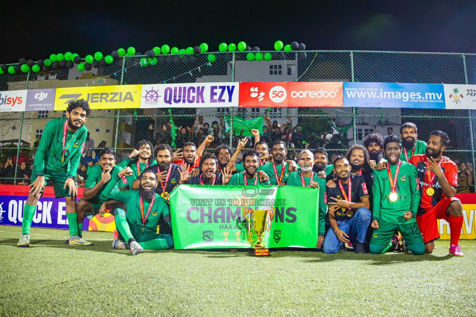 HA Dhidhdhoo vs HA Vashafaru in Haa Alif Atoll Finals Day 28 of Golden Futsal Challenge 2025 was held on Saturday , 1st February 2025, in Hulhumale', Maldives. Photos: Abdulla Abeed / images.mv