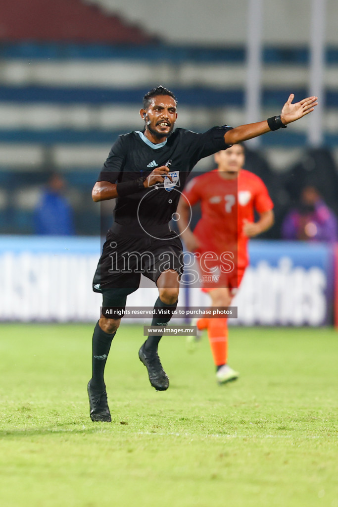 Nepal vs India in SAFF Championship 2023 held in Sree Kanteerava Stadium, Bengaluru, India, on Saturday, 24th June 2023. Photos: Nausham Waheed, Hassan Simah / images.mv