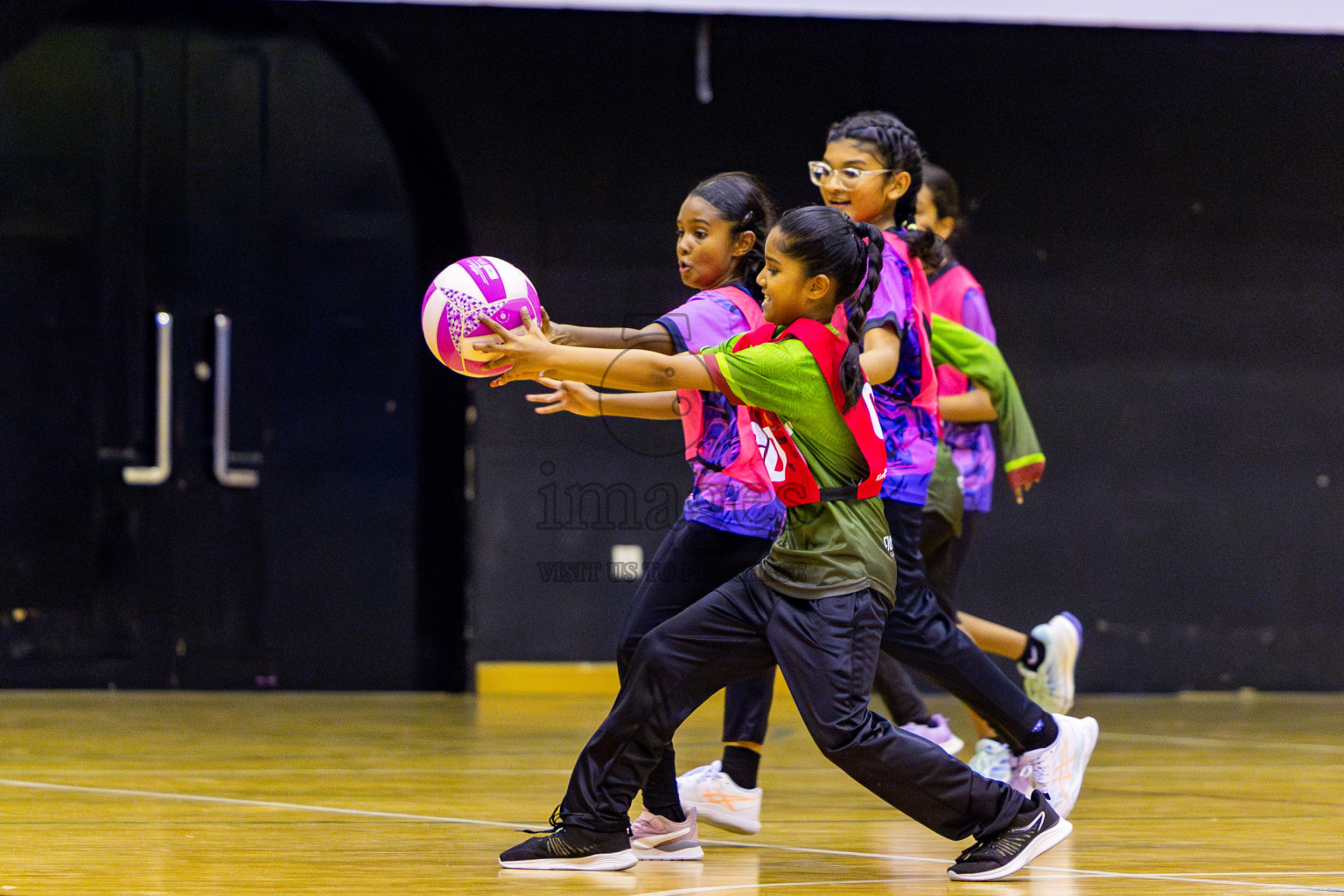 Netgen A vs N Sports Academy A in Day 3 of 3rd Netball Junior Championship, held at Social Center on Tuesday, 21st January 2025 . Photos: Nausham Waheed / images.mv