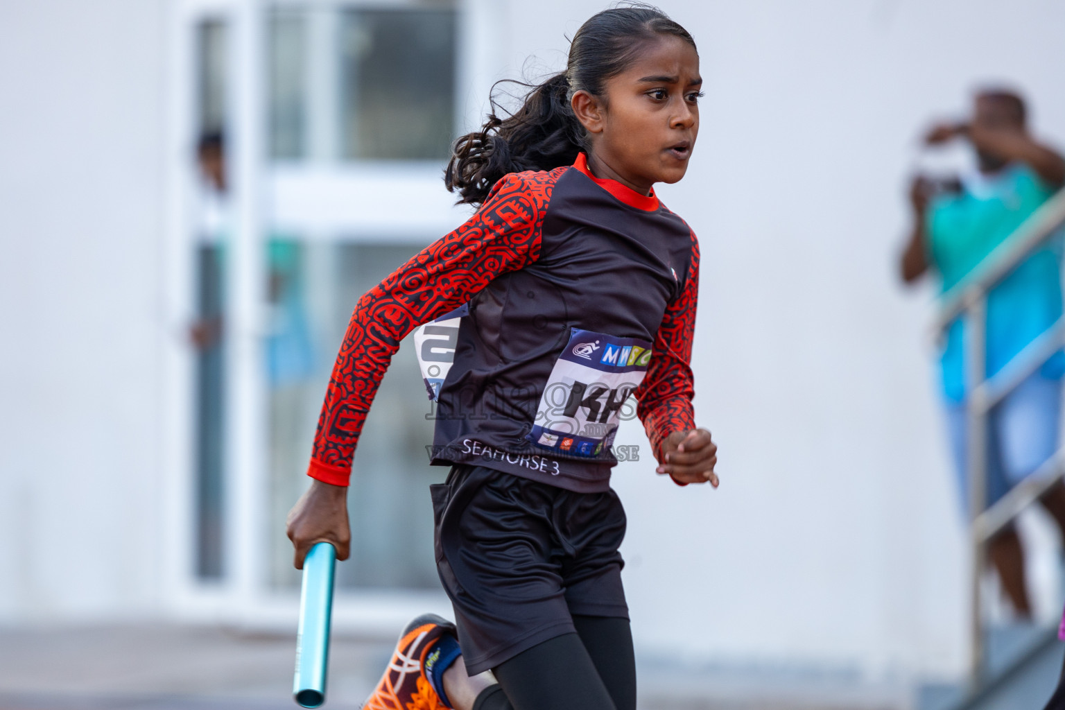 Day 5 of MWSC Interschool Athletics Championships 2024 held in Hulhumale Running Track, Hulhumale, Maldives on Wednesday, 13th November 2024. Photos by: Ismail Thoriq / Images.mv