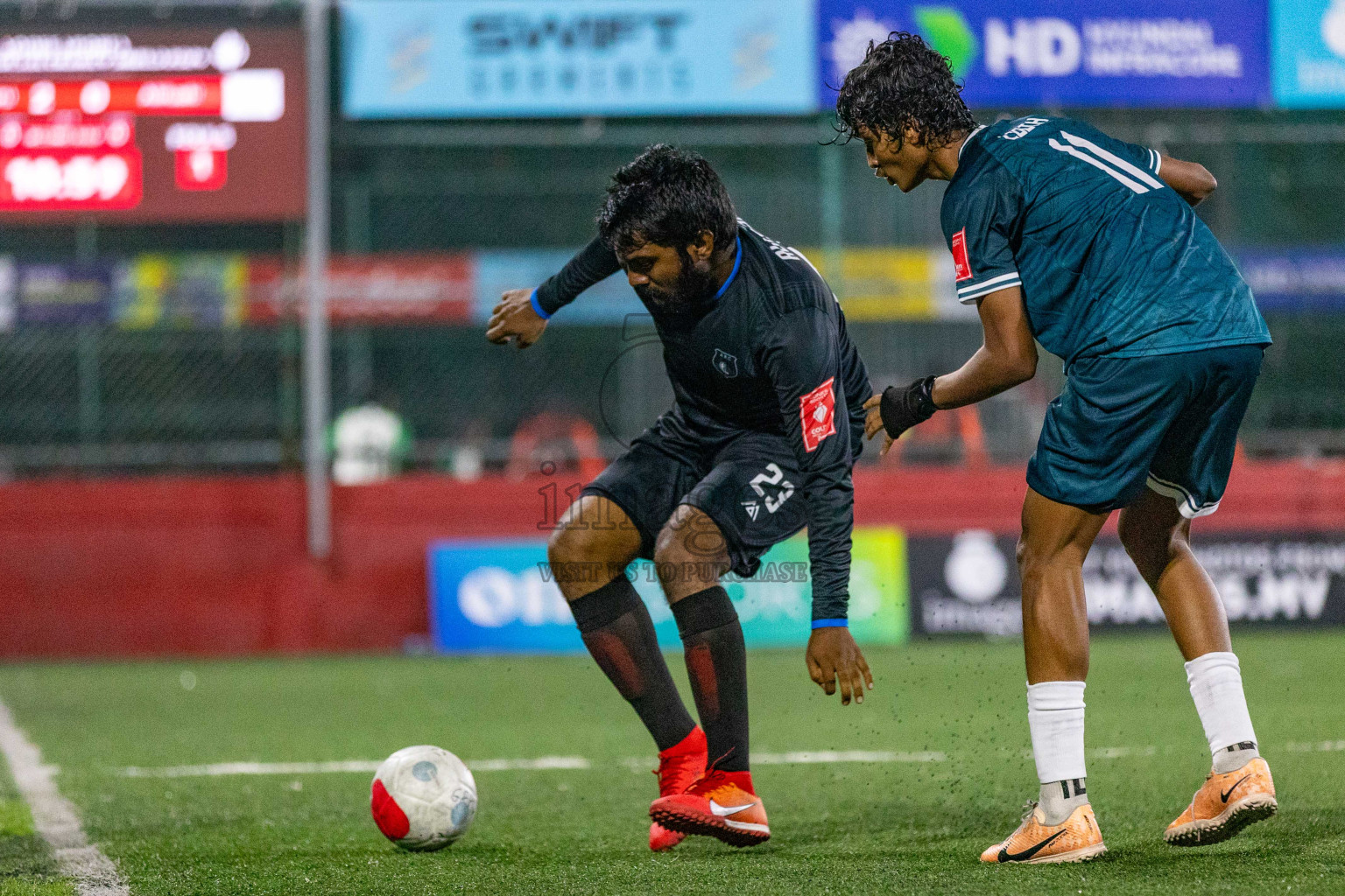 R Dhuvaafaru vs R Alifushi in Golden Futsal Challenge 2024 was held on Tuesday, 16th January 2024, in Hulhumale', Maldives
Photos: Ismail Thoriq / images.mv