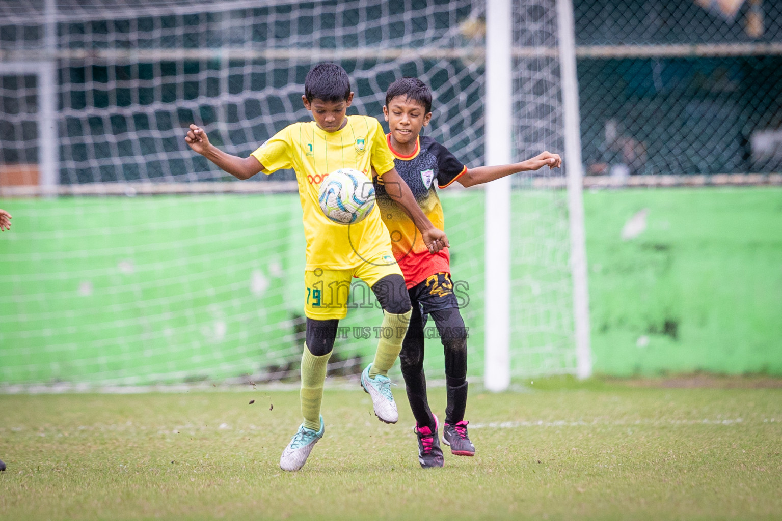 Eagles vs Maziya (U12) in Dhivehi Youth League 2024 - Day 2. Matches held at Henveiru Stadium on 22nd November 2024 , Friday. Photos: Shuu Abdul Sattar/ Images.mv