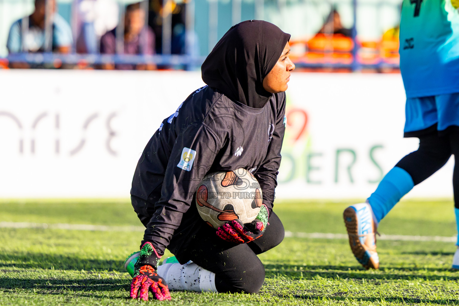 Eydhafushi vs Kihaadhoo in Day 4 of Better in Baa Futsal Fiesta 2025 Woman's division held in B. Eydhafushi, Maldives on Saturday, 8th November 2025. Photos: Nausham Waheed / images.mv