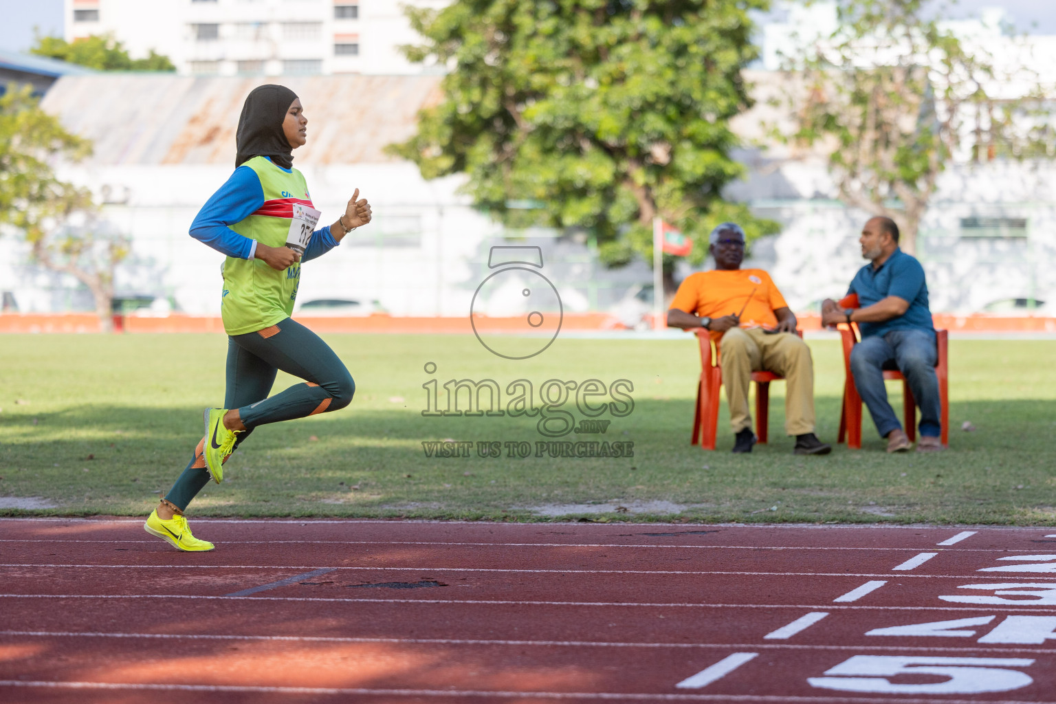 Day 3 of 33rd National Athletics Championship was held in Ekuveni Track at Male', Maldives on Saturday, 7th September 2024. Photos: Hassan Simah / images.mv