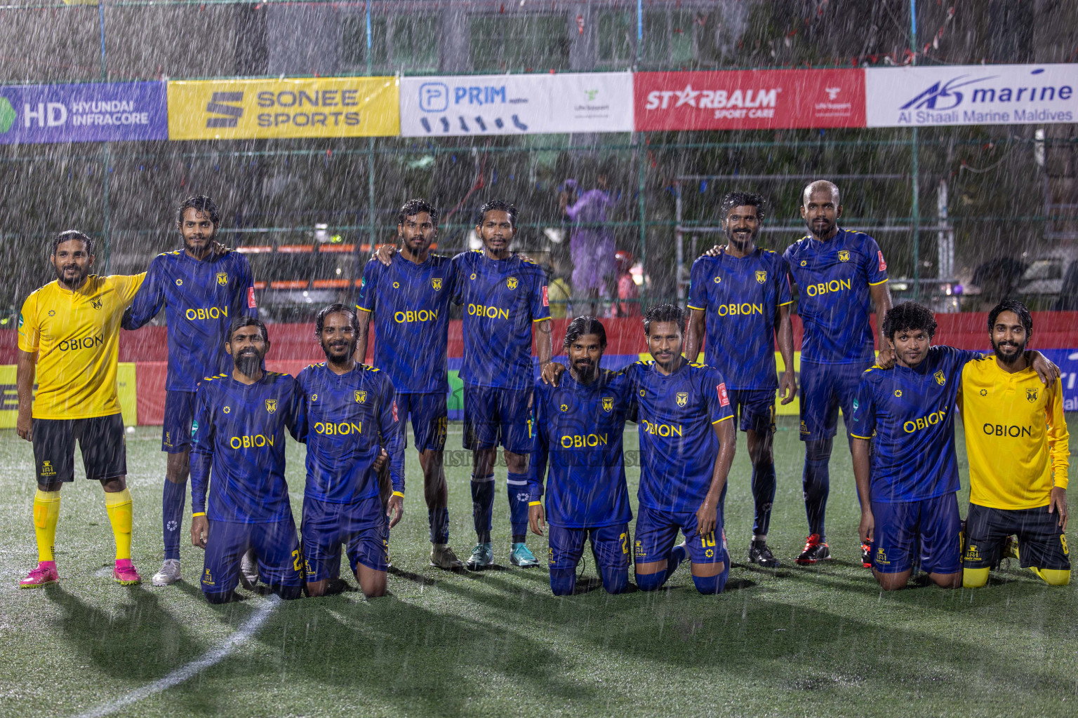 K Kaashidhoo vs B Eydhafushi on Day 32 of Golden Futsal Challenge 2024, held on Saturday, 17th February 2024 in Hulhumale', Maldives 
Photos: Mohamed Mahfooz Moosa / images.mv