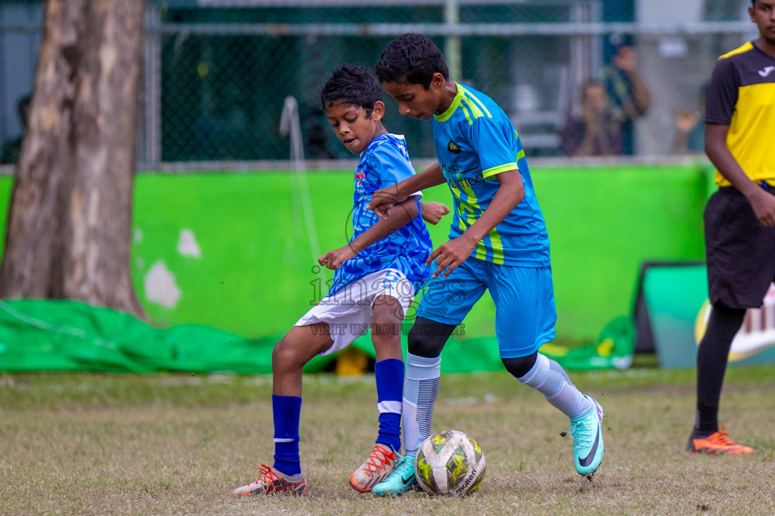 Day 1 of MILO Academy Championship 2024 - U12 was held at Henveiru Grounds in Male', Maldives on Thursday, 4th July 2024. Photos: Shuu Abdul Sattar / images.mv