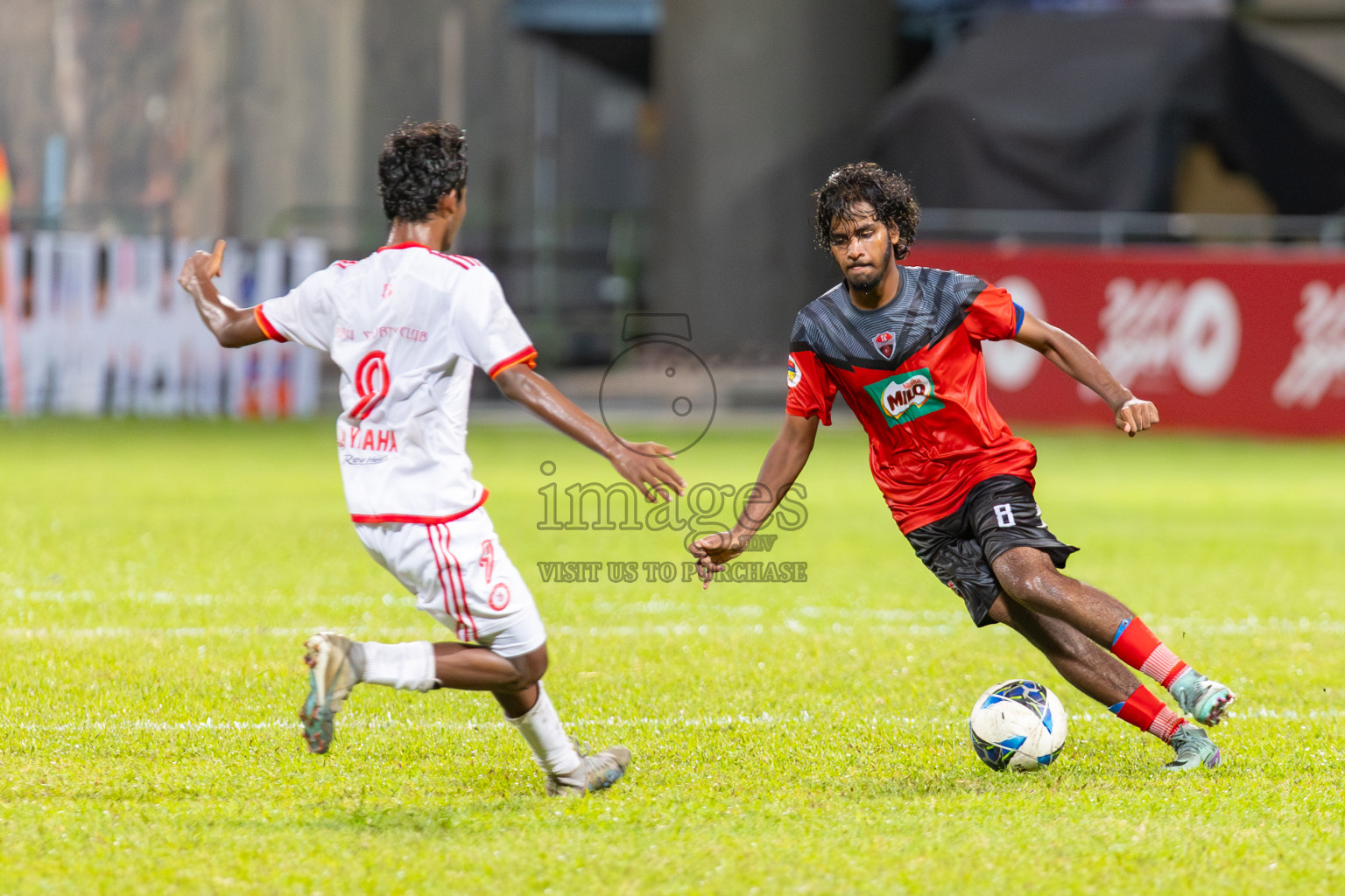 TC Sports Club vs Buru Sports Club in Under 19 Youth Championship 2024 was held at National Stadium in Male', Maldives on Wednesday, 12th June 2024. Photos: Mohamed Mahfooz Moosa / images.mv