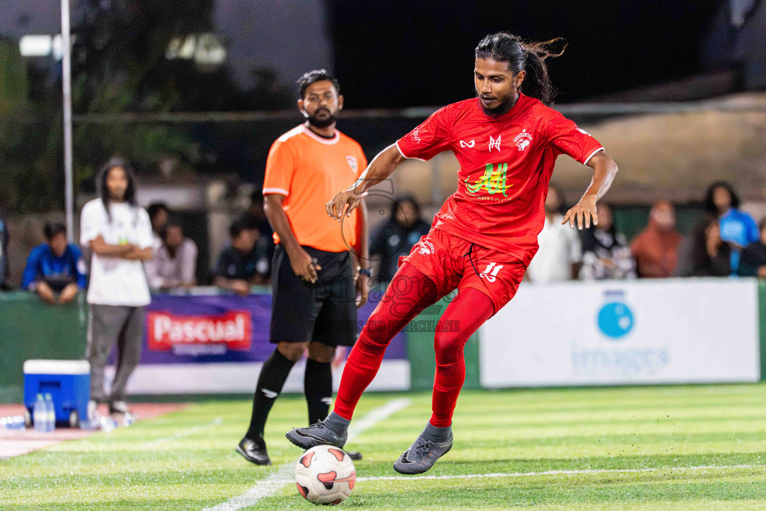 Kanmathi FC VS Maahinne United in Day 4 - Fonadhoo Youth Futsal Challenge 2025 held in Fonadhoo Futsal Stadium, L. Fonadhoo, Maldives on Wednesday, 29th October 2025 Photos: Arif Rasheed / images.mv