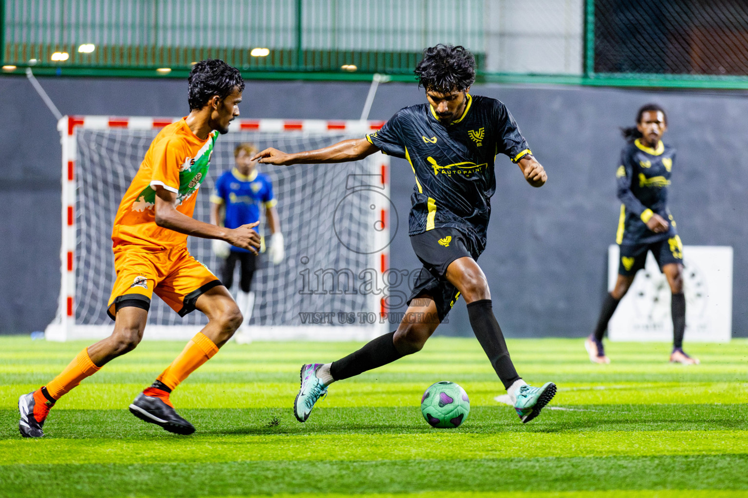 RDL vs UNF in Semi Finals of BG Futsal Challenge 2024 was held on Tuesday , 2nd April 2024, in Male', Maldives Photos: Nausham Waheed / images.mv