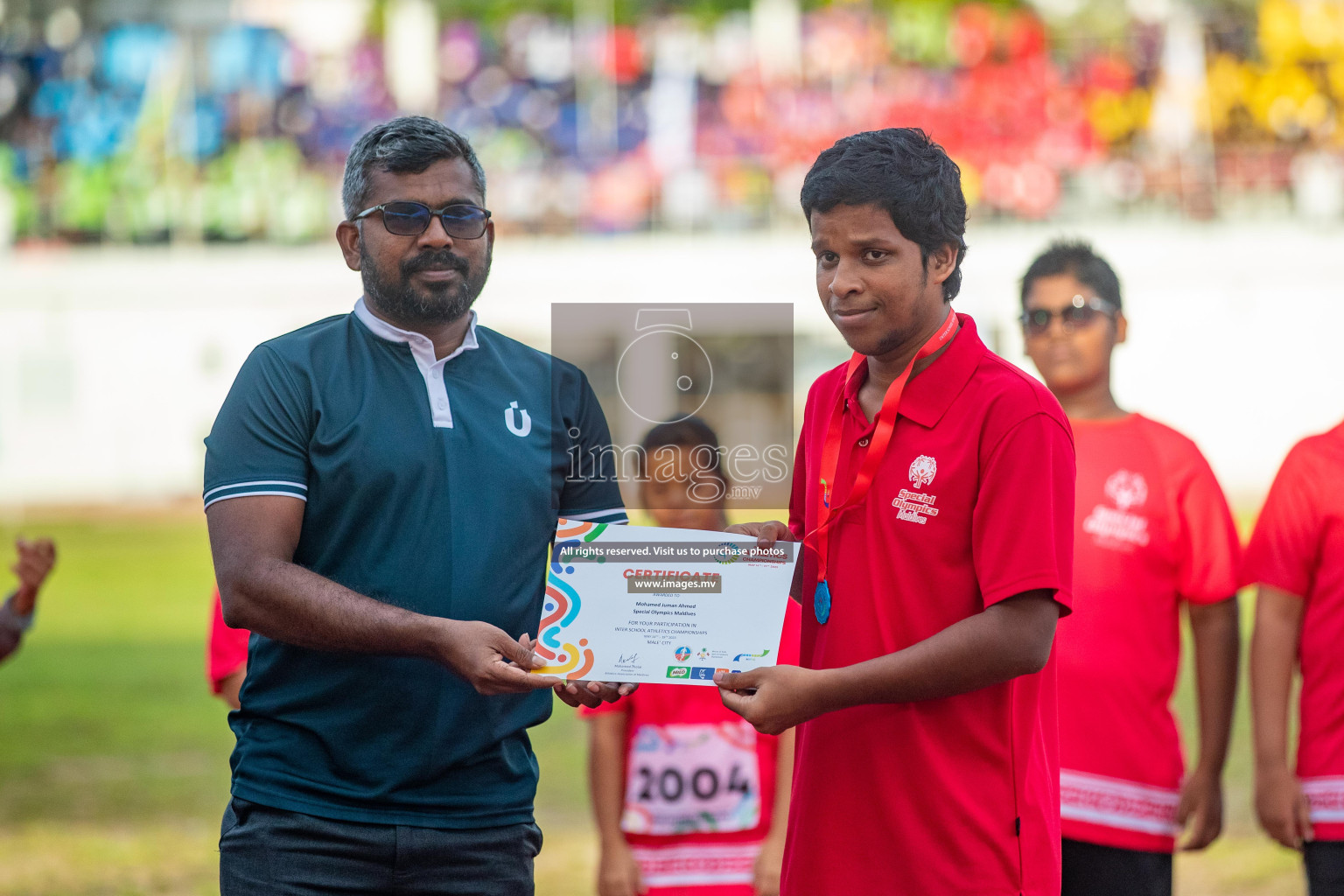 Day one of Inter School Athletics Championship 2023 was held at Hulhumale' Running Track at Hulhumale', Maldives on Saturday, 14th May 2023. Photos: Nausham Waheed / images.mv